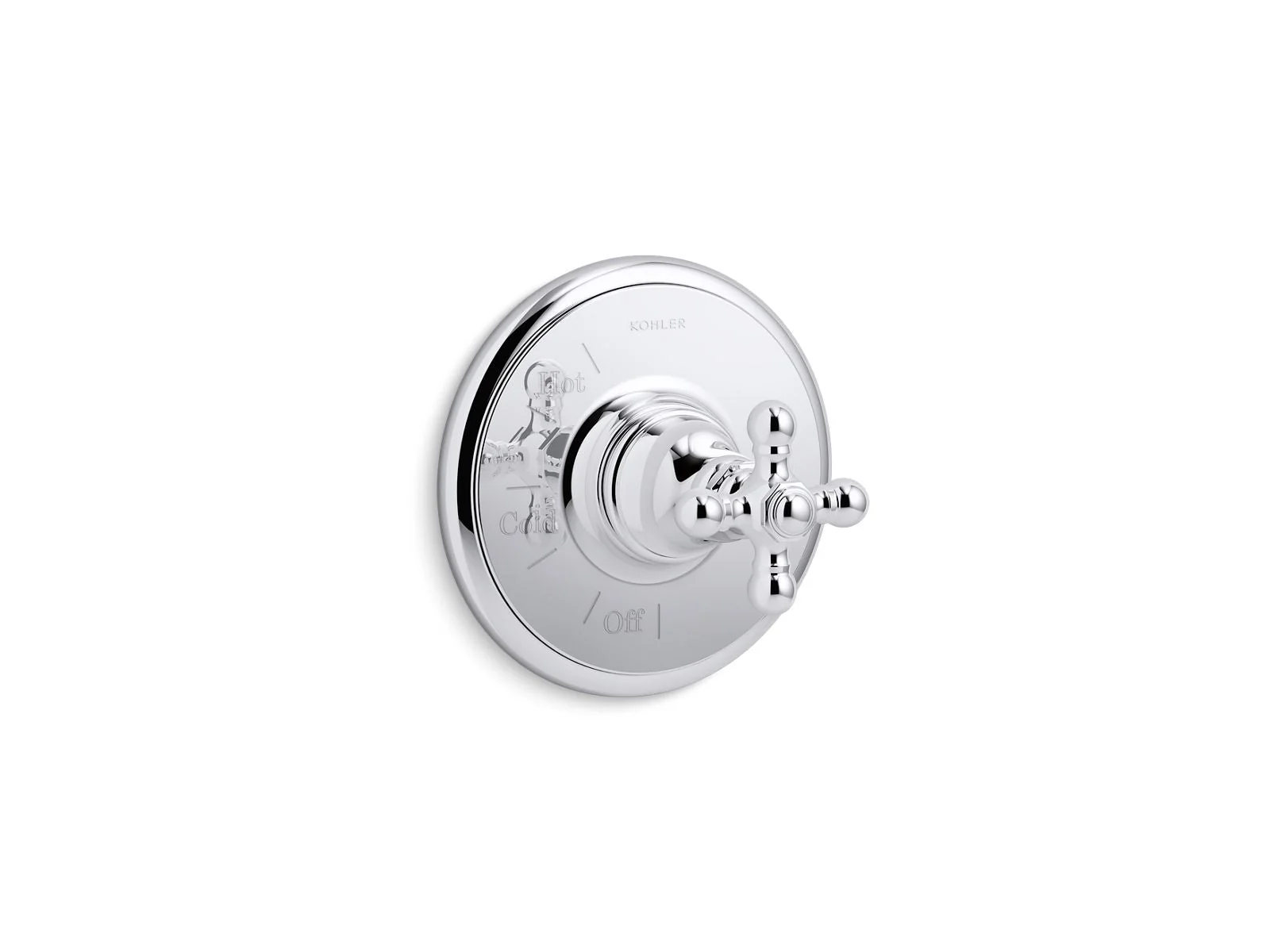 KOHLER K-TS72767-3 Artifacts Rite-Temp valve trim with cross handle - Image 10