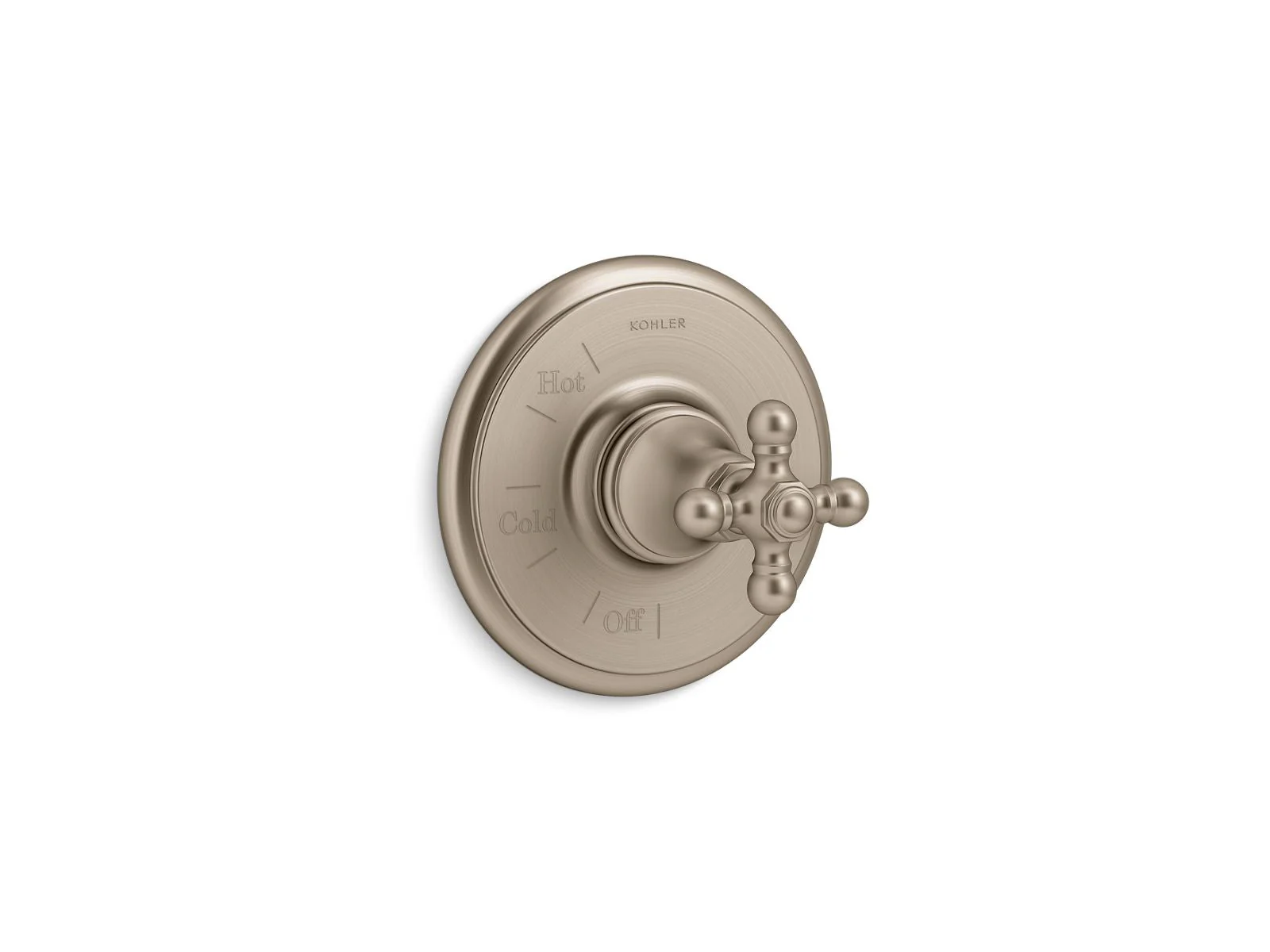 KOHLER K-TS72767-3 Artifacts Rite-Temp valve trim with cross handle - Image 6