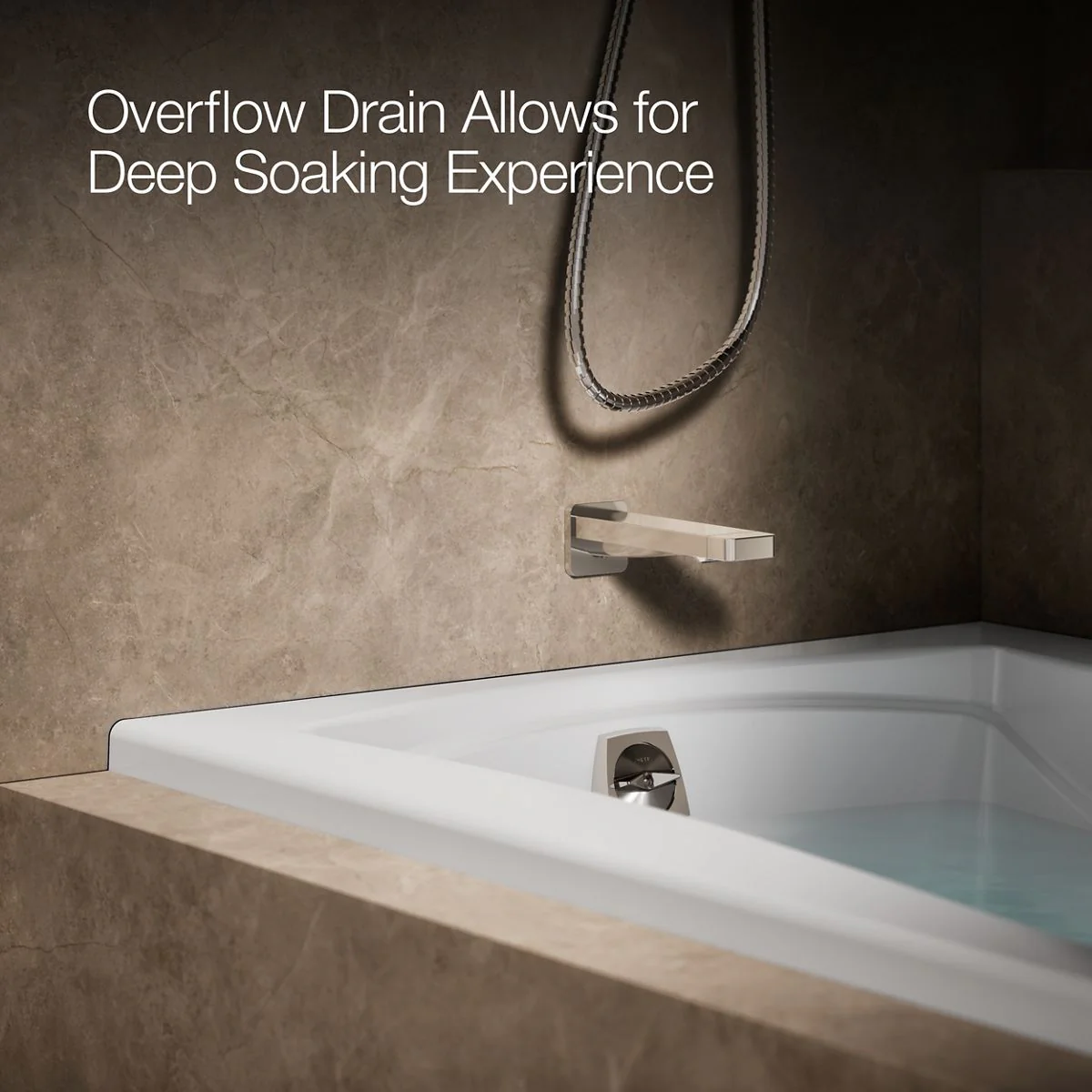 KOHLER K-1239-GHLW Mariposa 60" x 36" alcove Heated BubbleMassage air bath with Bask heated surface, left drain - Image 7