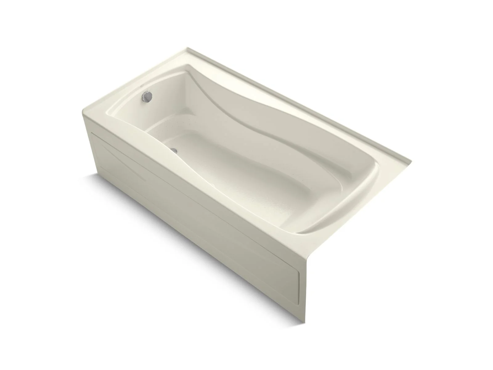 KOHLER K-1257-GHLAW Mariposa 72" x 36" alcove Heated BubbleMassage air bath with Bask heated surface, left drain - Image 2
