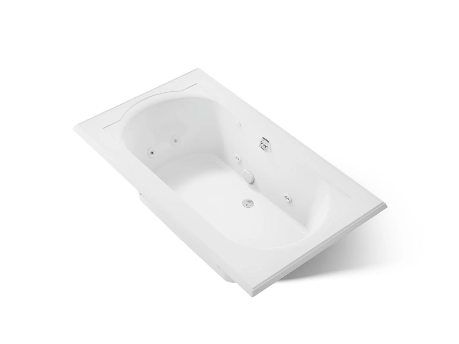 KOHLER K-1418-JHH Memoirs 72" x 42" drop-in whirlpool bath - Image 3