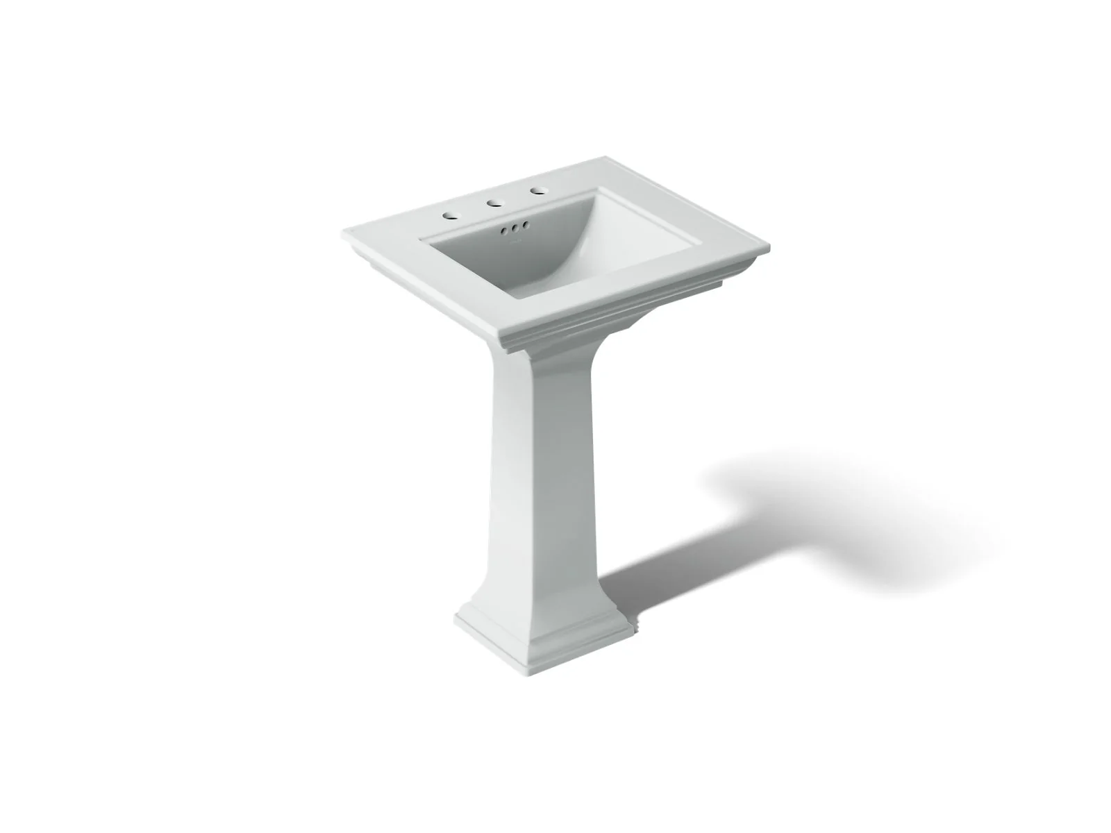 KOHLER K-2344-8 Memoirs Stately 24-1/2" rectangular pedestal bathroom sink - Image 19