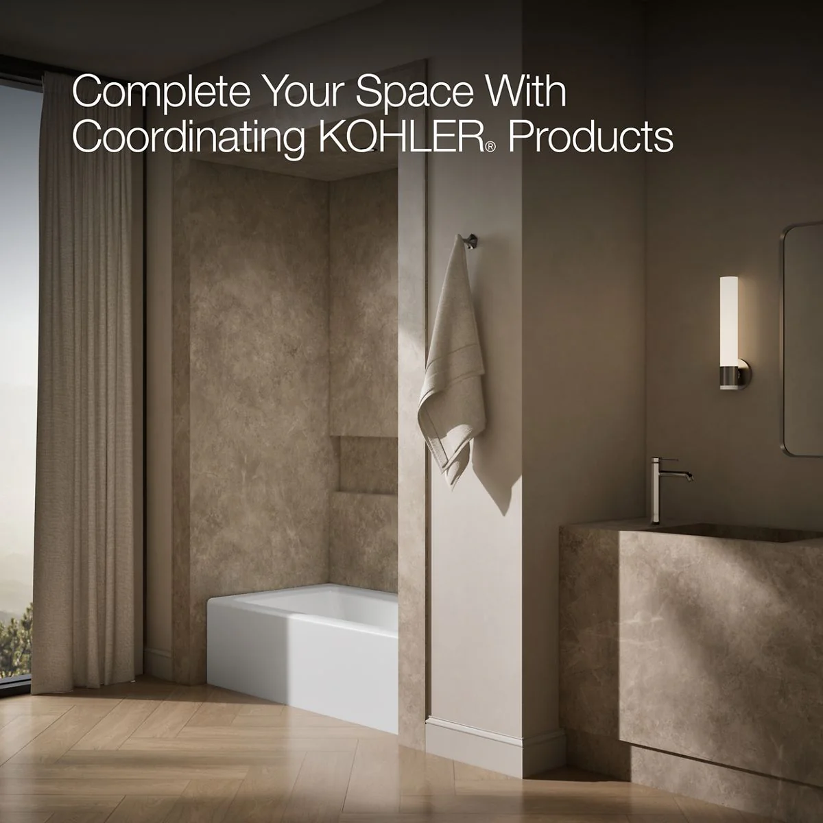 KOHLER K-506 Mendota 60" x 32" alcove bath, right drain - Image 5