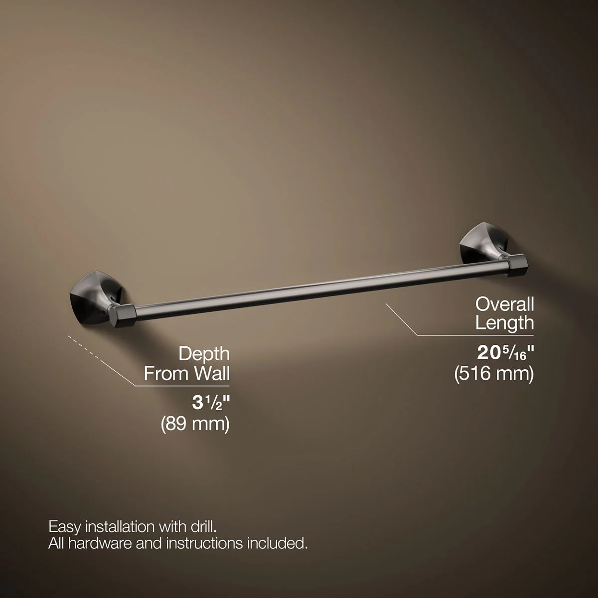 KOHLER K-27060 Occasion 18" towel bar - Image 14
