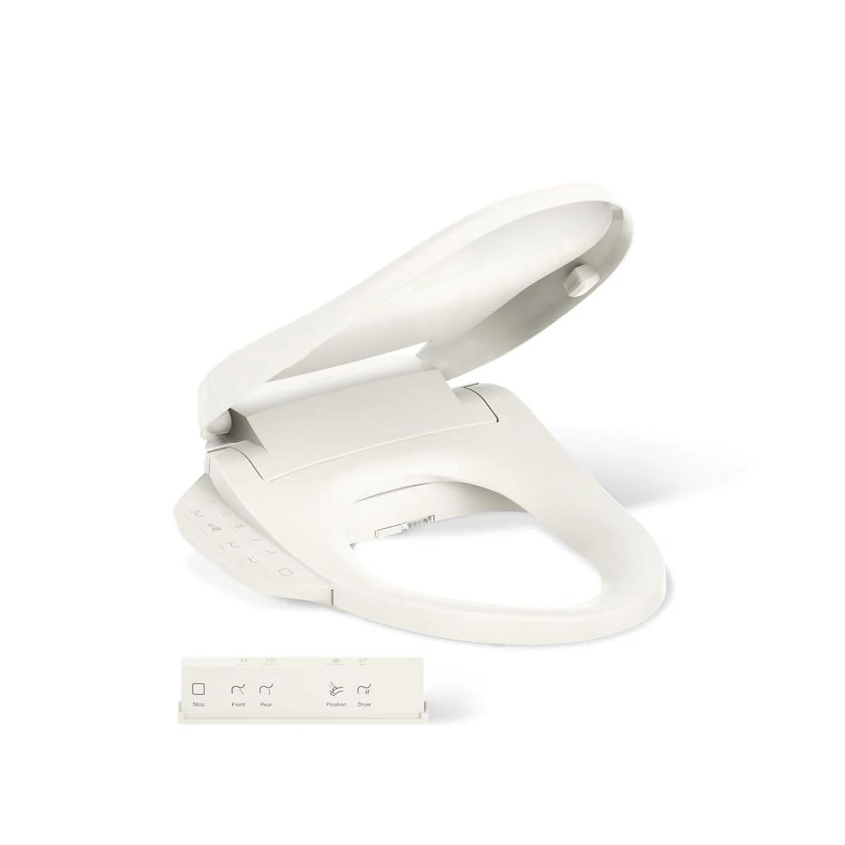 KOHLER K-28229 PureWash E725 Elongated bidet toilet seat with remote control - Image 7