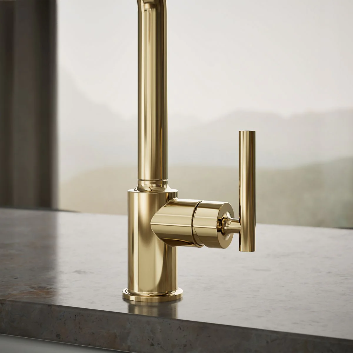 KOHLER K-7508 Purist Single-handle kitchen sink faucet with side sprayer - Image 17