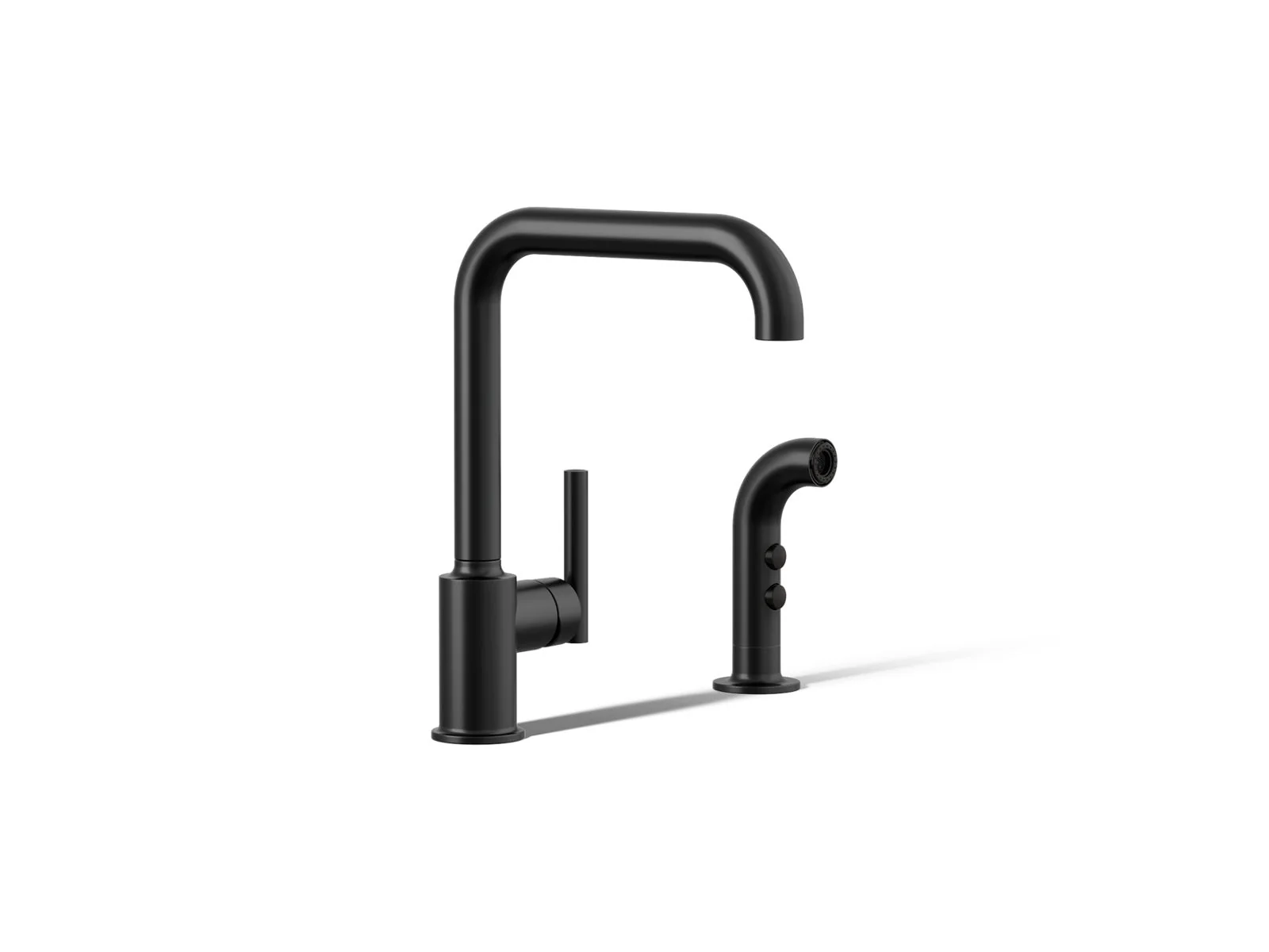 KOHLER K-7508 Purist Single-handle kitchen sink faucet with side sprayer - Image 19