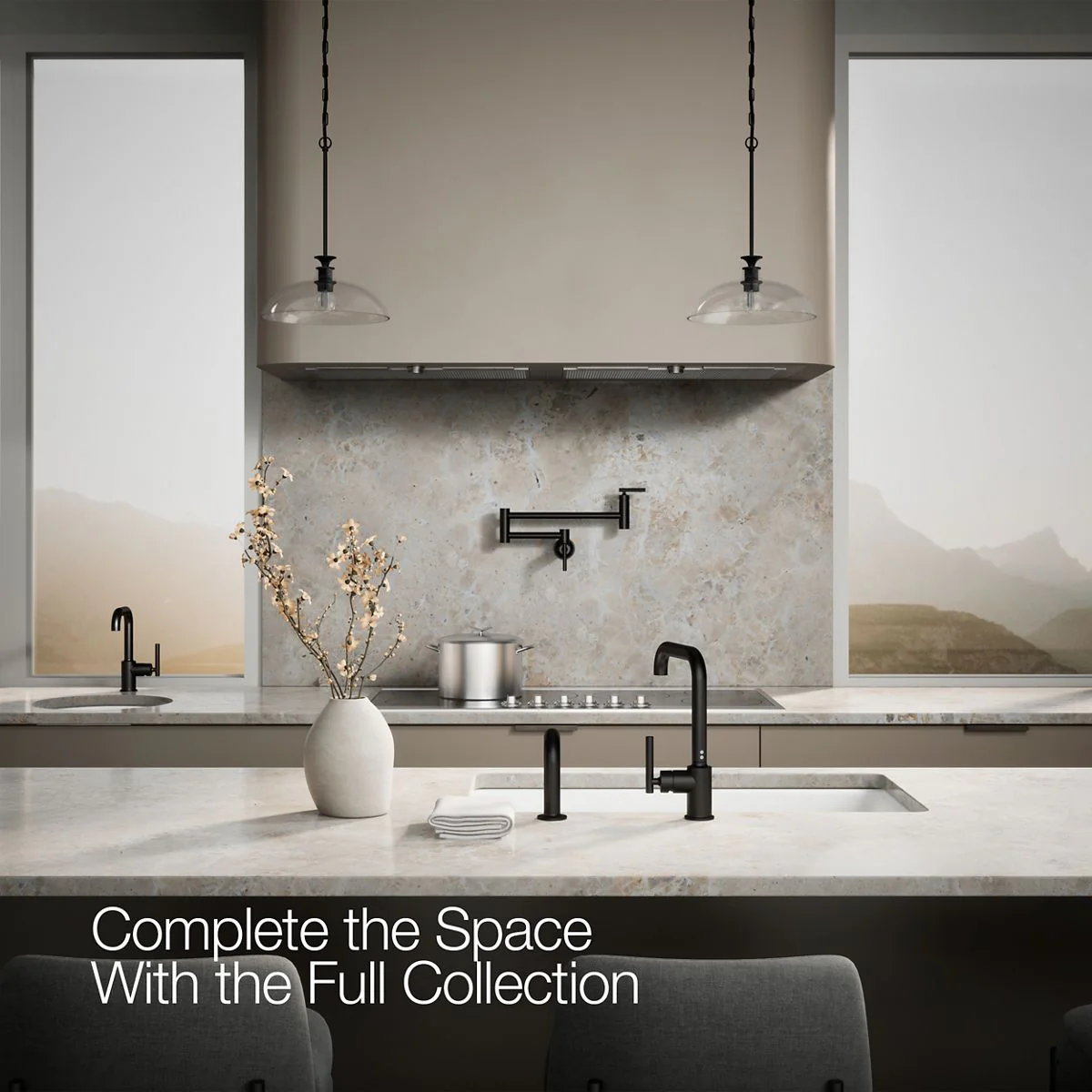 KOHLER K-7508 Purist Single-handle kitchen sink faucet with side sprayer - Image 20