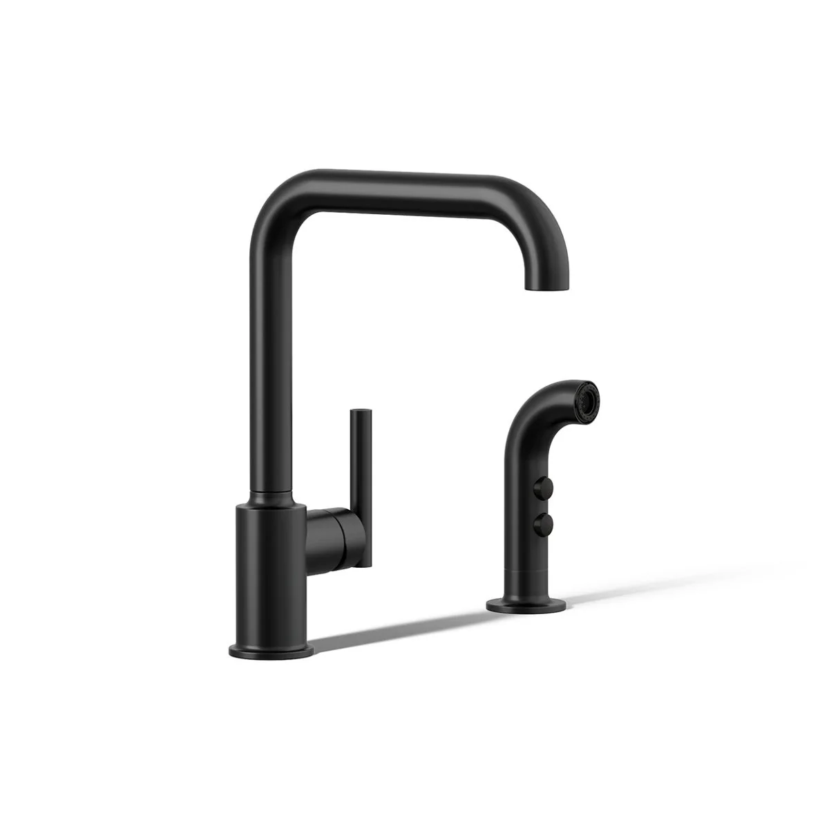 KOHLER K-7508 Purist Single-handle kitchen sink faucet with side sprayer - Image 23