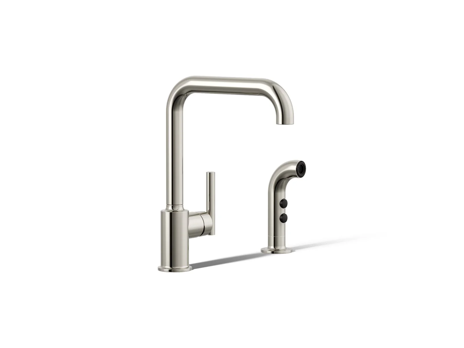 KOHLER K-7508 Purist Single-handle kitchen sink faucet with side sprayer - Image 34