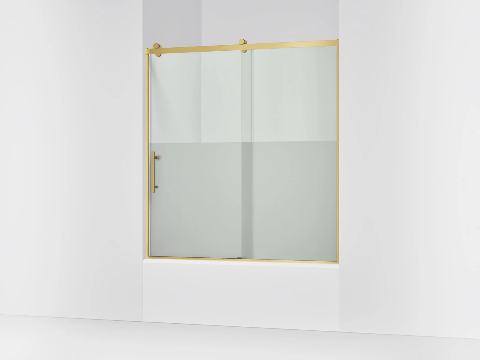 KOHLER K-702253-10G81 Rely 62-1/2" H sliding bath door with 3/8"-thick glass - Image 5