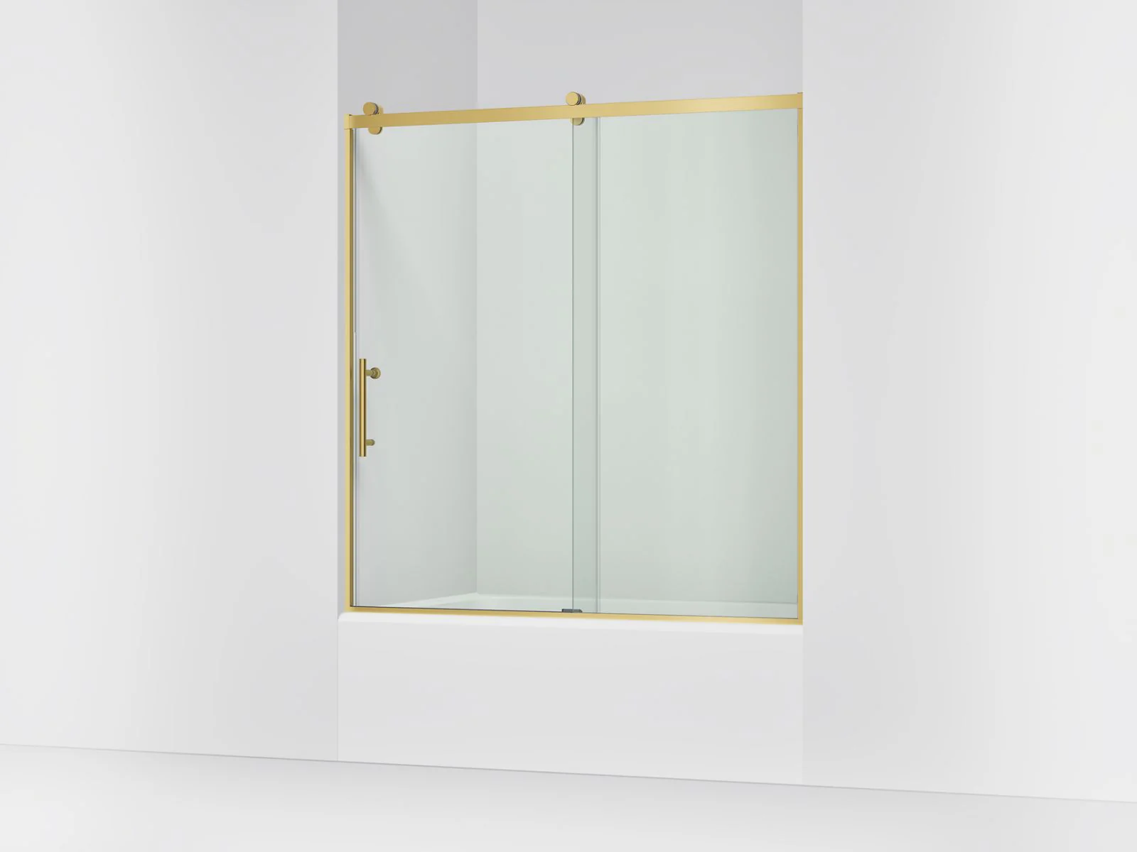 KOHLER K-702253-10L Rely 62-1/2" H sliding bath door with 3/8"-thick glass - Image 5