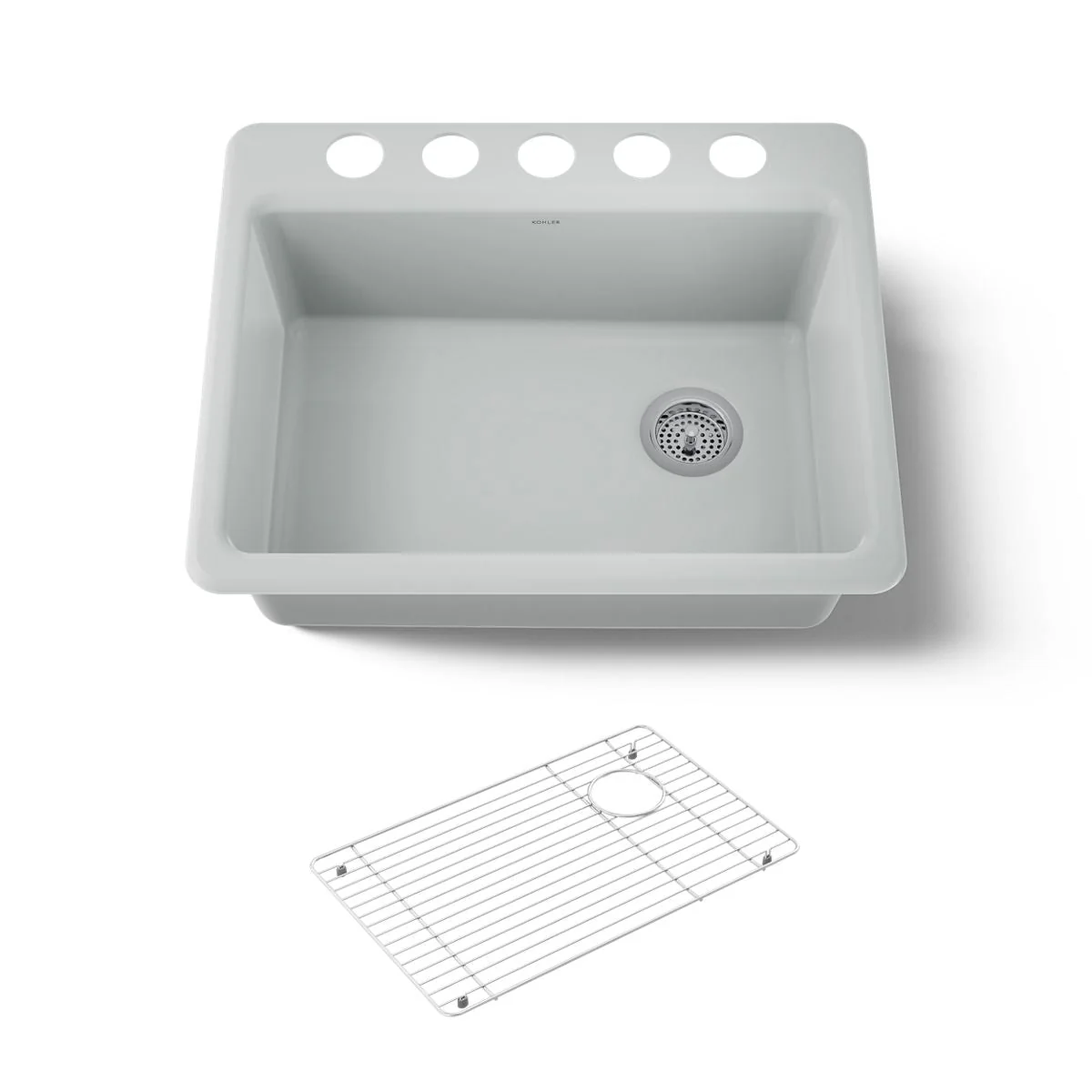 KOHLER Riverby 27" undermount single-bowl kitchen sink - Image 43