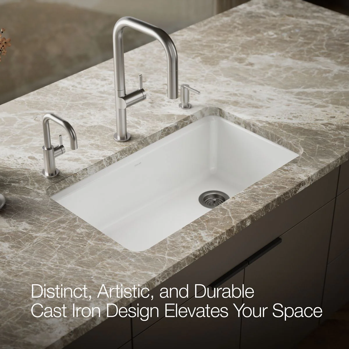 KOHLER K-5871-5UA3 Riverby 33" undermount single-bowl workstation kitchen sink - Image 12