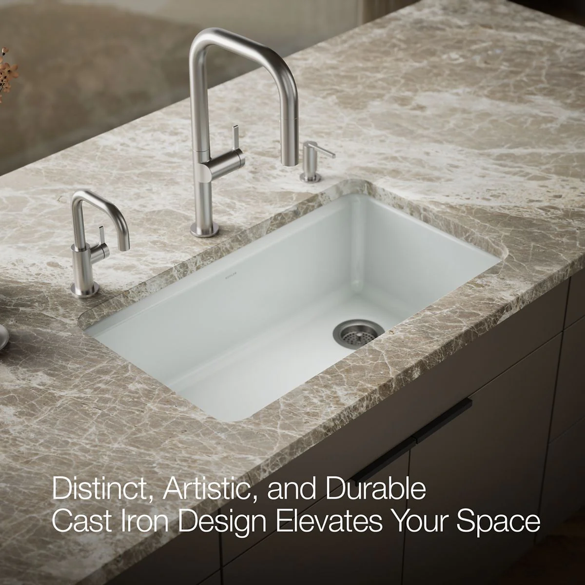 KOHLER K-5871-5UA3 Riverby 33" undermount single-bowl workstation kitchen sink - Image 18