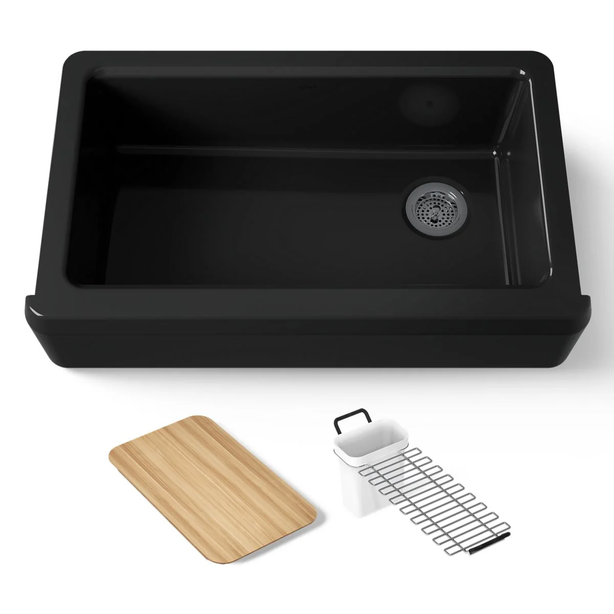 KOHLER K-24564 Riverby 35-3/4" undermount single-bowl farmhouse workstation kitchen sink - Image 20