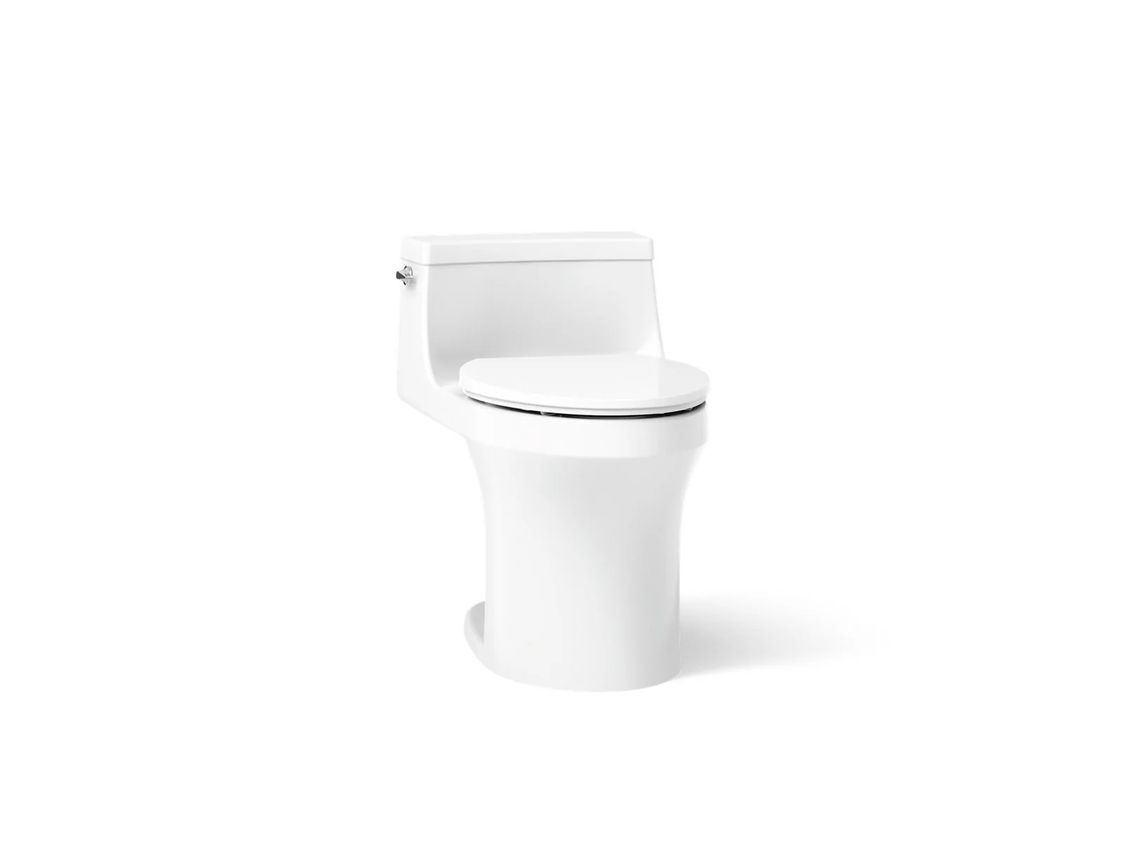KOHLER K-5172-HC San Souci Hidden cord one-piece compact elongated toilet with concealed trapway, 1.28 gpf toilet - Image 2