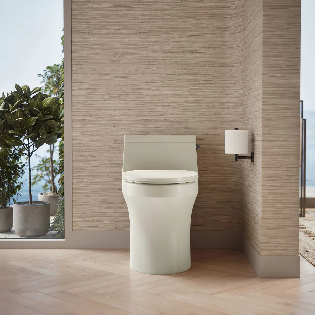 KOHLER K-5172-RA San Souci One-piece compact elongated toilet with concealed trapway, 1.28 gpf - Image 12