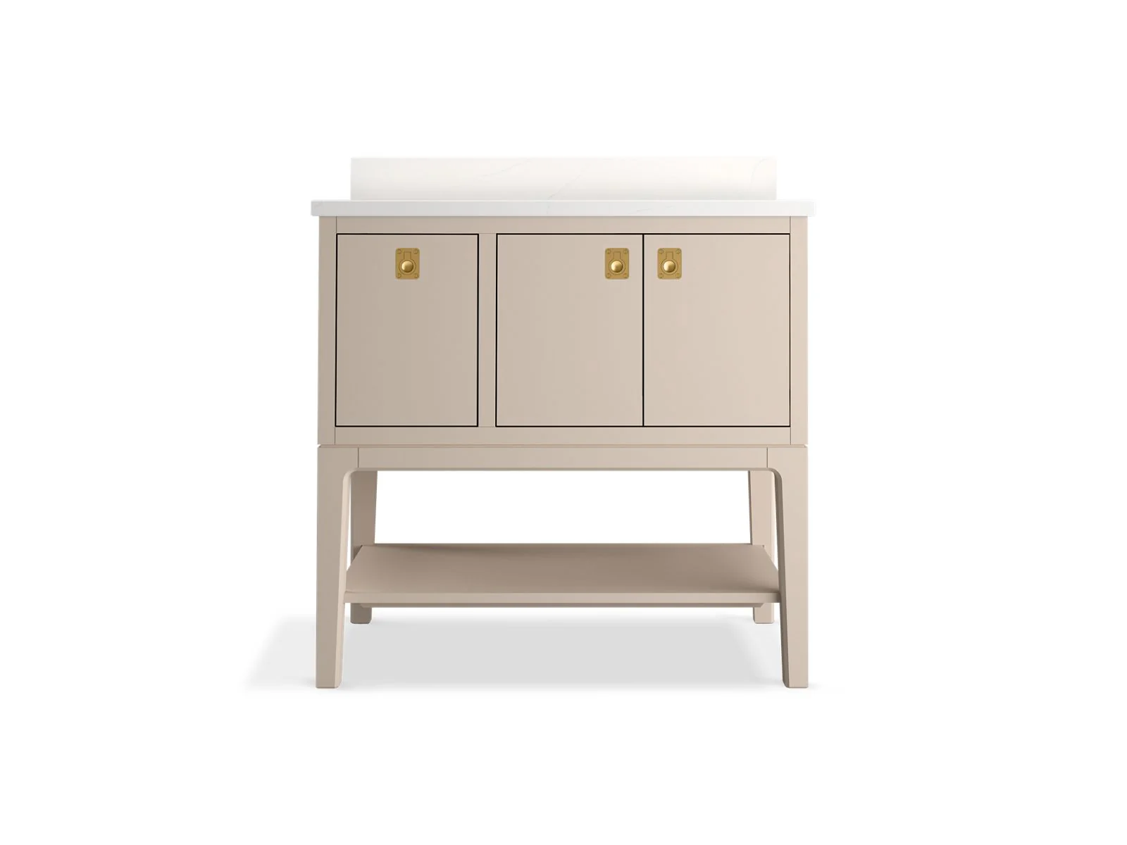 KOHLER K-35026 Seagrove by Studio McGee 36" bathroom vanity cabinet with sink and quartz top - Image 5