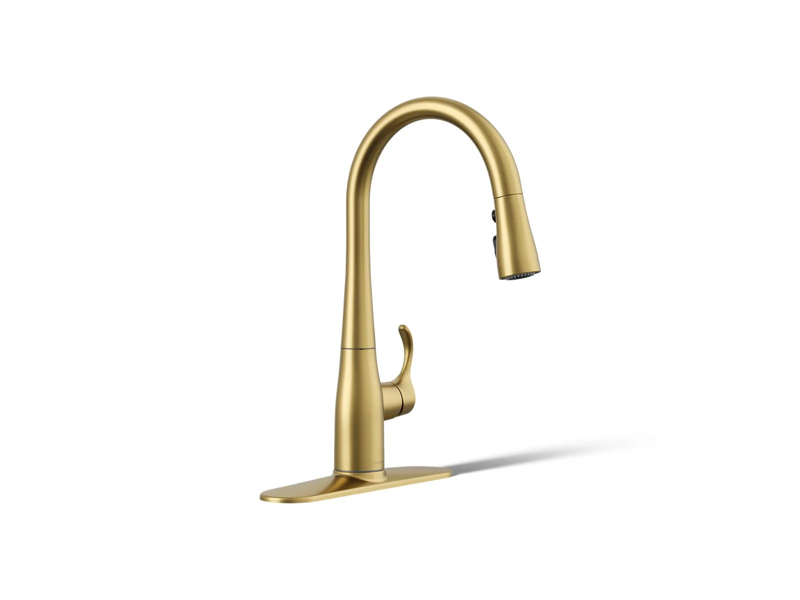 KOHLER K-597 Simplice Compact pull-down kitchen sink faucet with three-function sprayhead - Image 5
