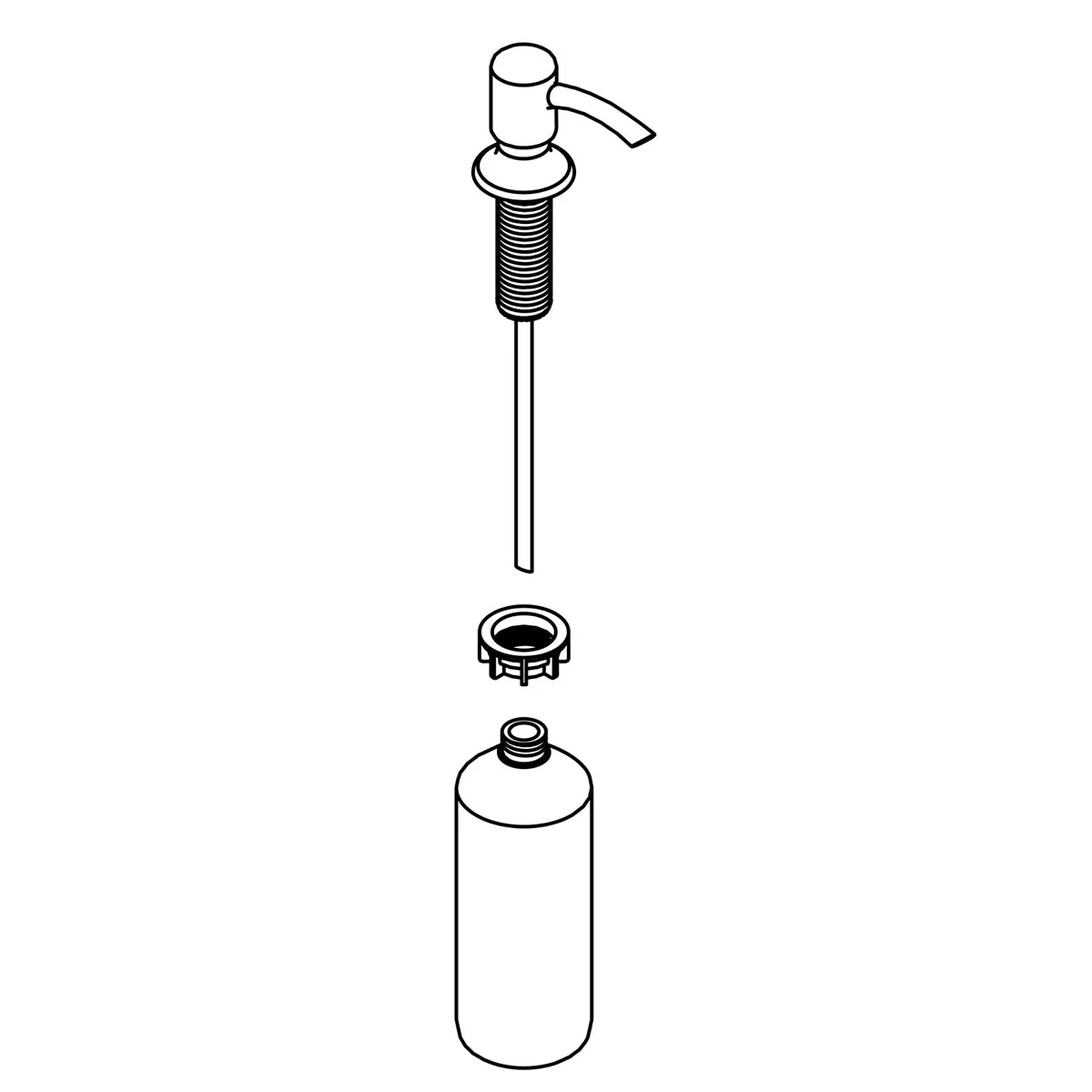 KOHLER K-1222881 Soap Dispenser Kit