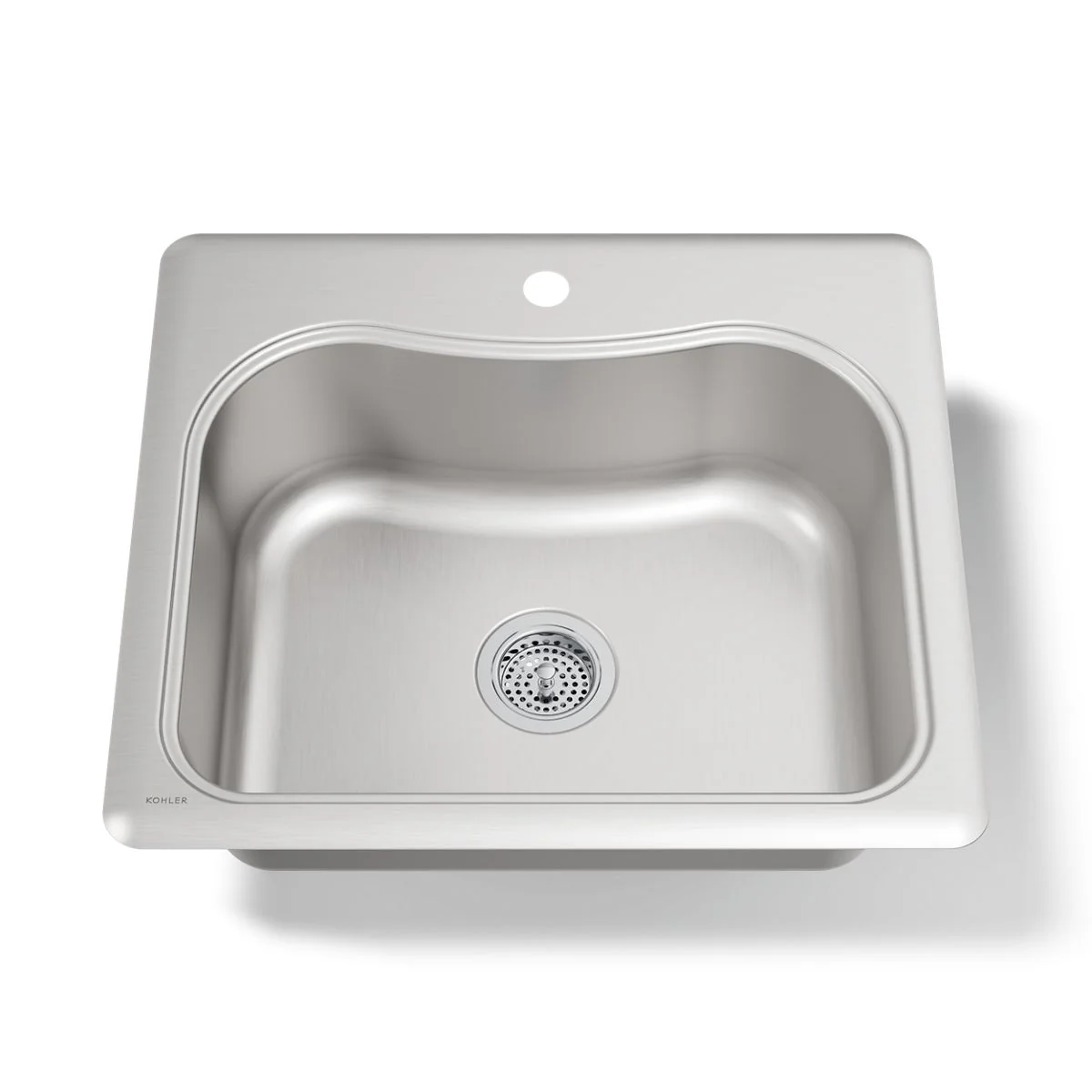KOHLER K-3362-1 Staccato 25" top-mount single-bowl kitchen sink - Image 6