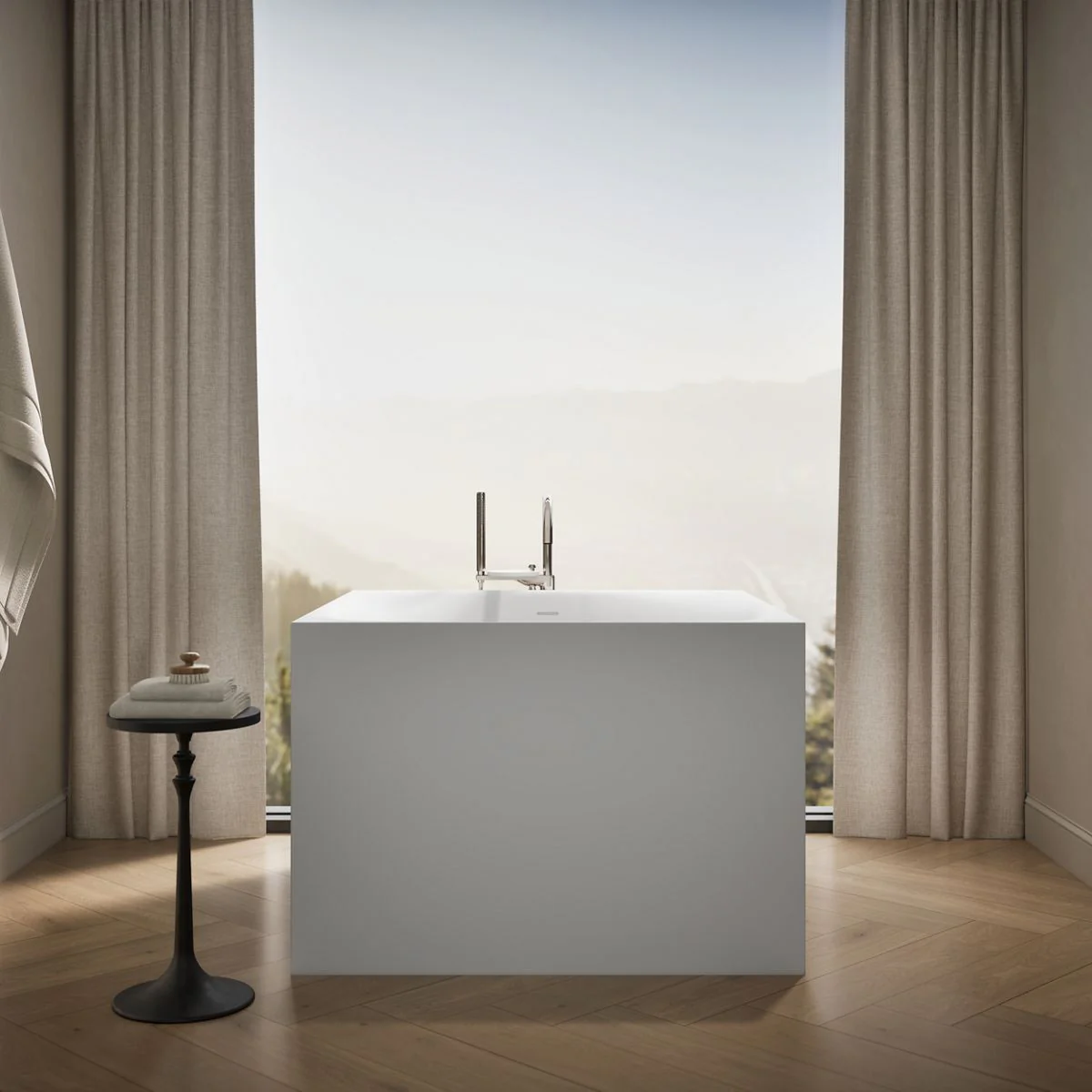 KOHLER K-31404 Stillness Soak 46" x 46" freestanding bath - Image 5