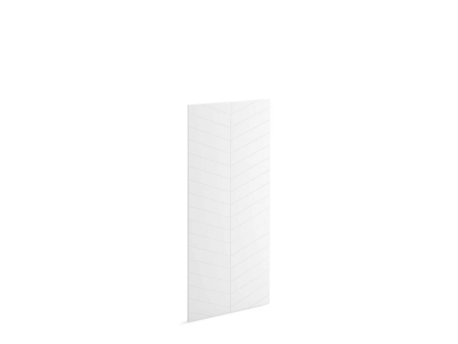 KOHLER K-39426-T09R Stoneridge 72" x 32" right bath/shower end wall with chevron design