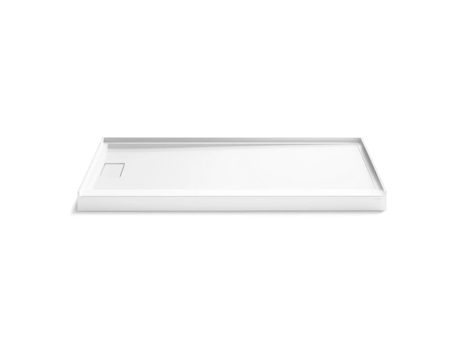 KOHLER K-44161 Stoneridge 72" x 34" alcove shower base, left drain