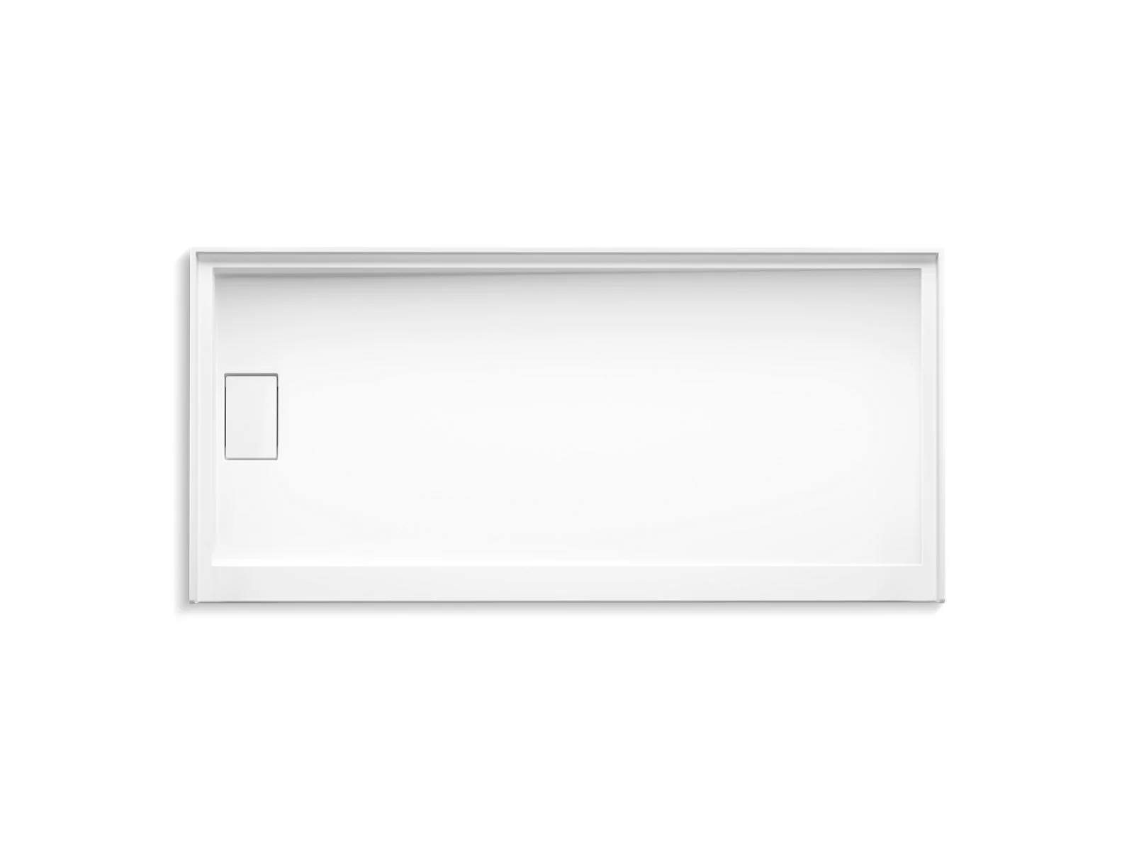 KOHLER K-44161 Stoneridge 72" x 34" alcove shower base, left drain - Image 3