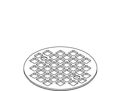 KOHLER K-1084501 Strainer Plate Round