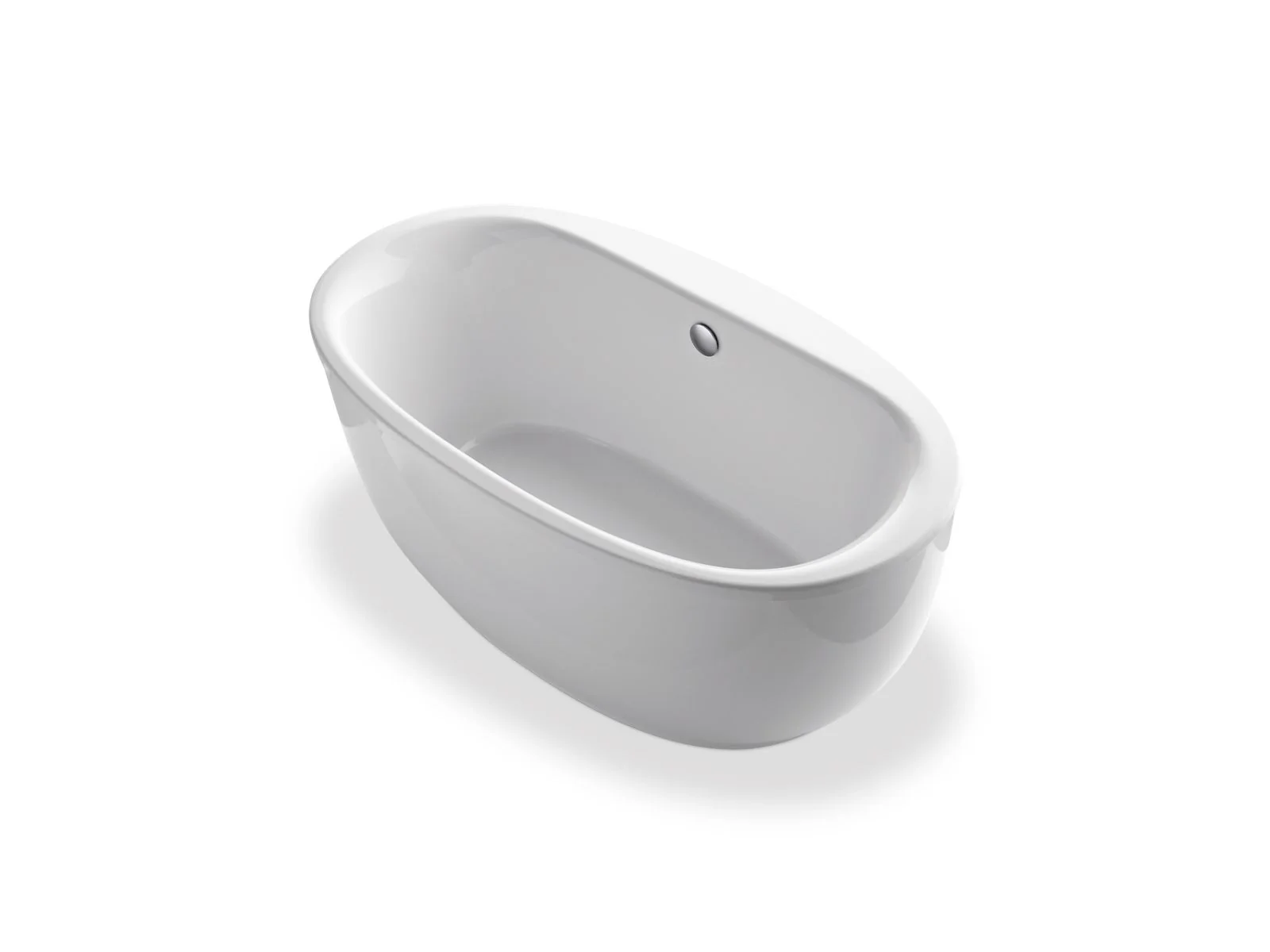 KOHLER K-6369 Sunstruck 65-1/2" x 35-1/2" freestanding bath with fluted shroud