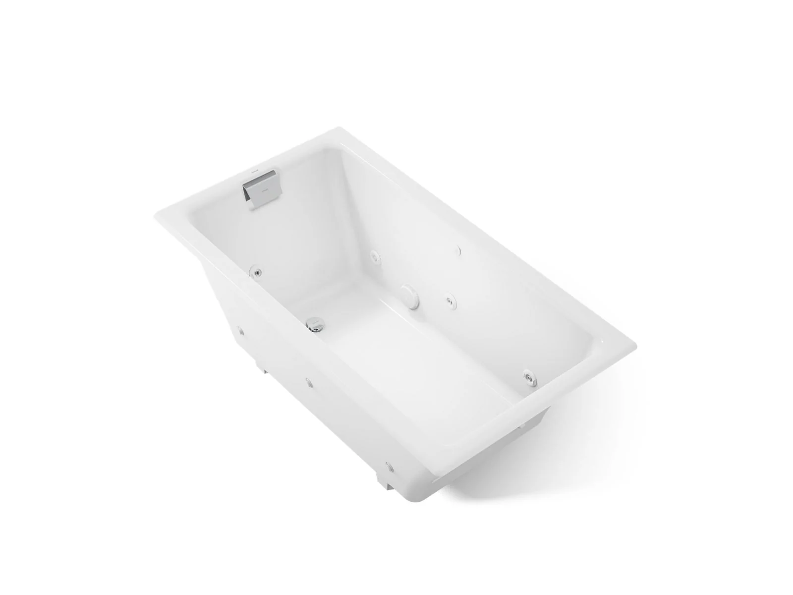 KOHLER K-856-JHN Tea-for-Two 66" x 36" drop-in/undermount whirlpool bath - Image 5