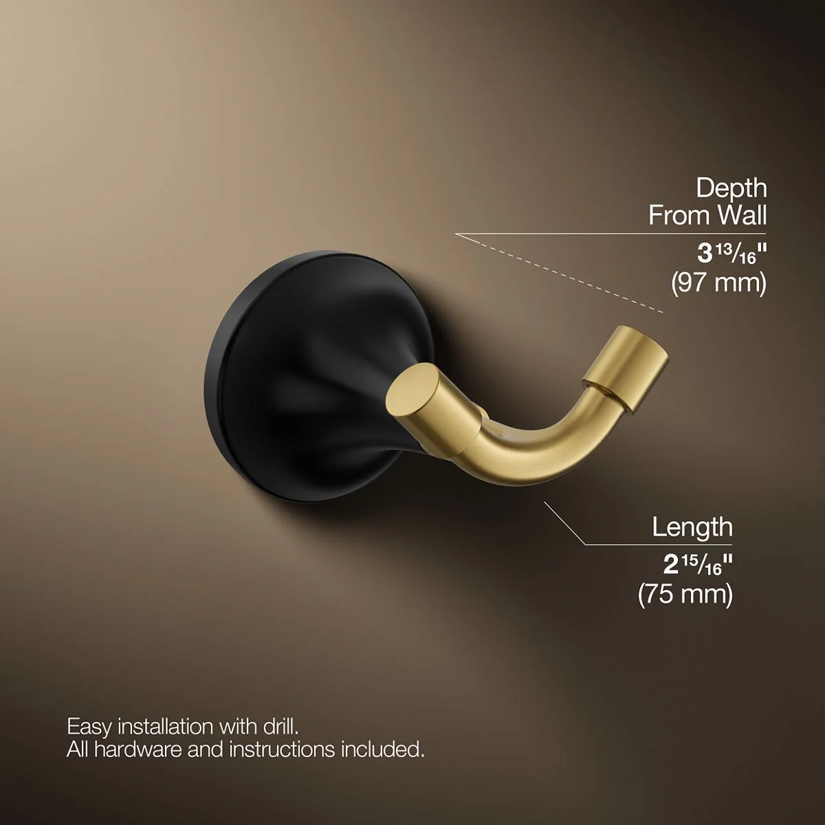 KOHLER K-27427 Tone Robe hook - Image 20