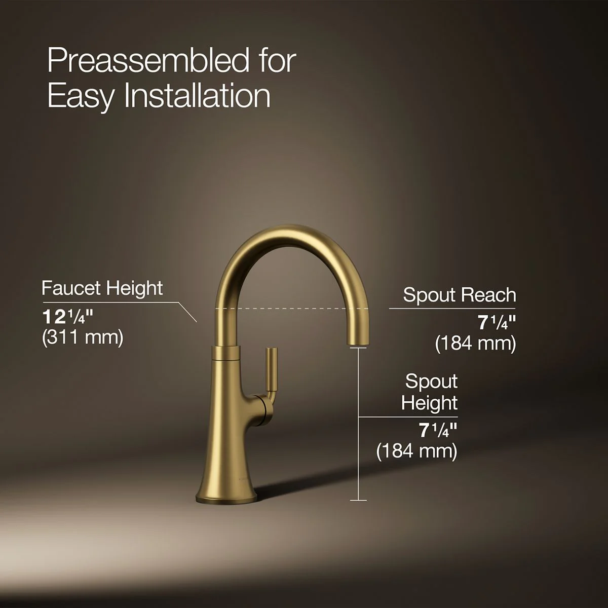 KOHLER K-23767 Tone Single-handle bar sink faucet - Image 11