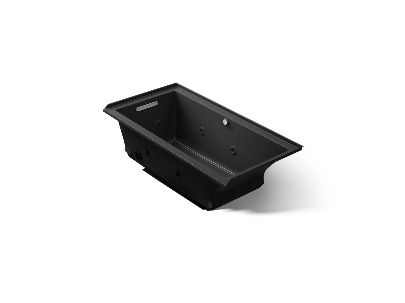 KOHLER K-1167-XHGHL Underscore 60" x 30" alcove Heated BubbleMassage air bath with whirlpool, left drain - Image 12