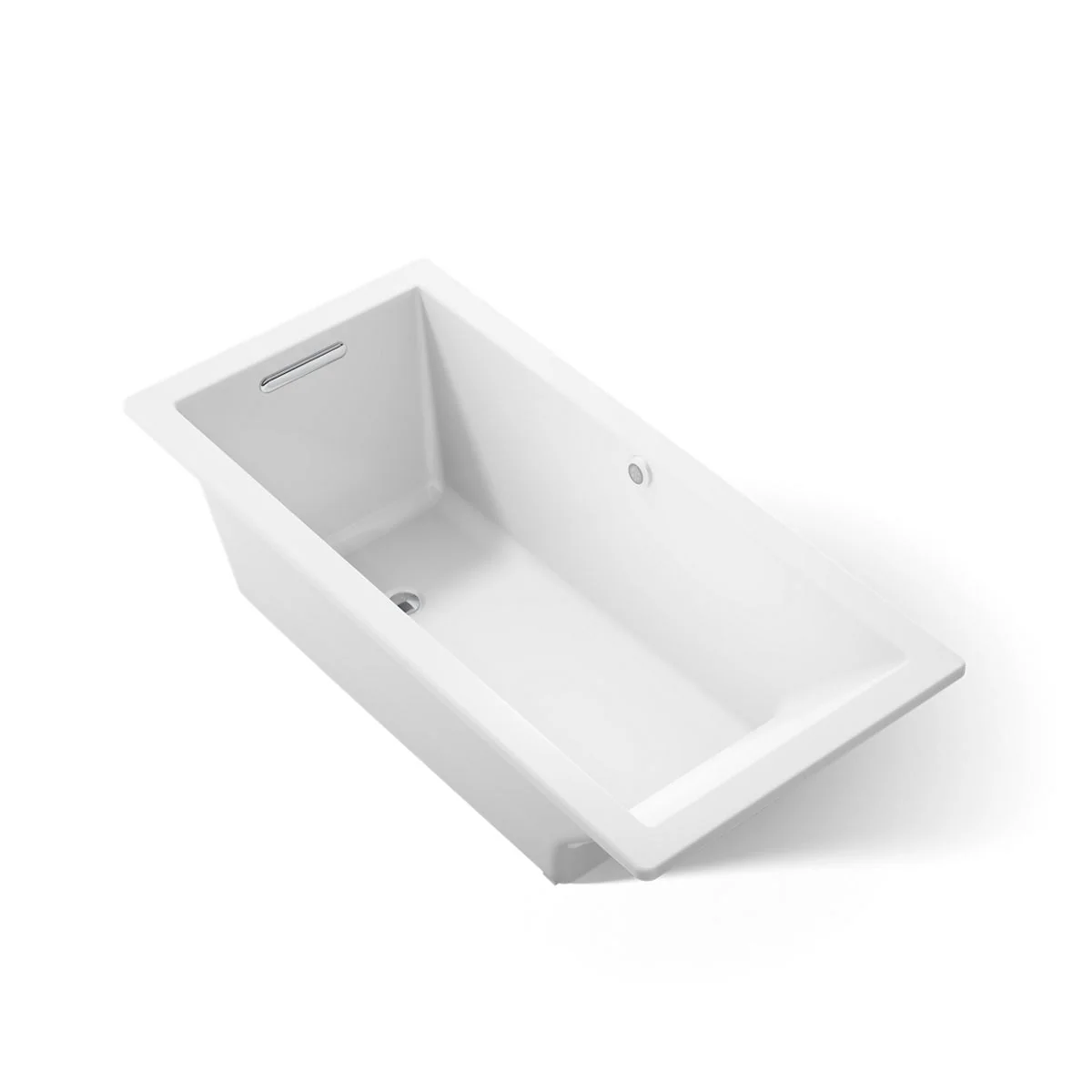KOHLER K-1821-W1 Underscore 66" x 32" drop-in bath with Bask heated surface - Image 21