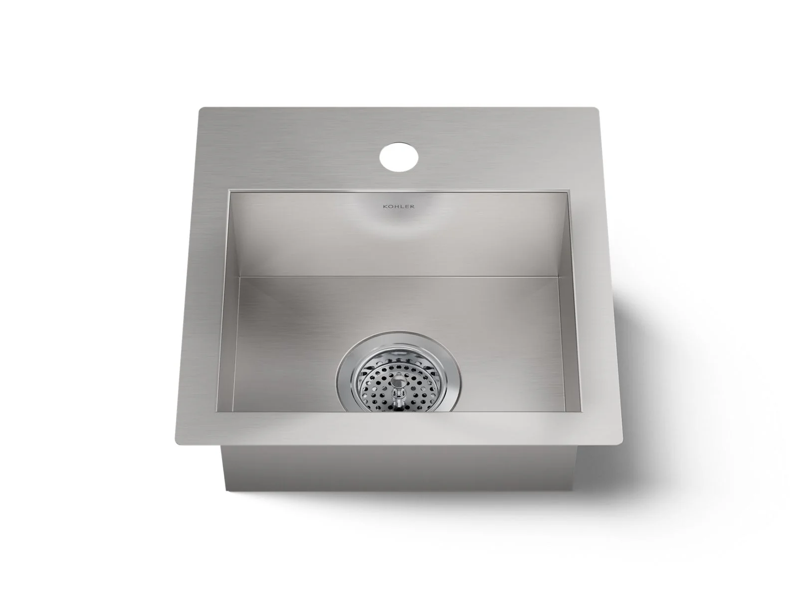 KOHLER K-32027-1 Vault 15" top-/undermount single-bowl bar sink - Image 2