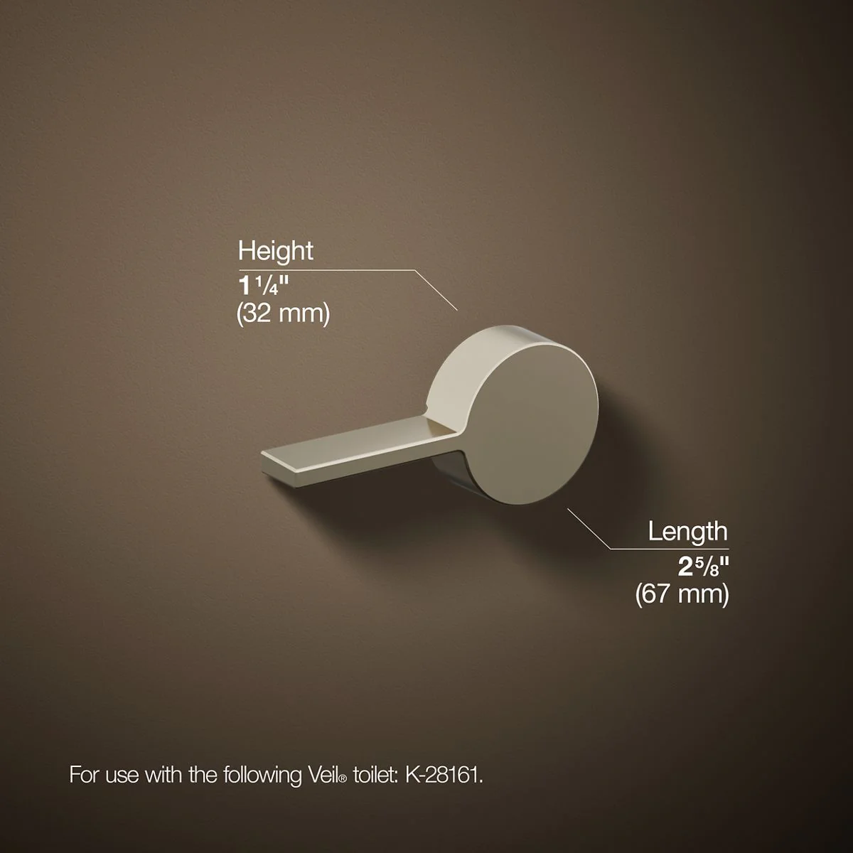 KOHLER Veil Left-hand trip lever - Image 16