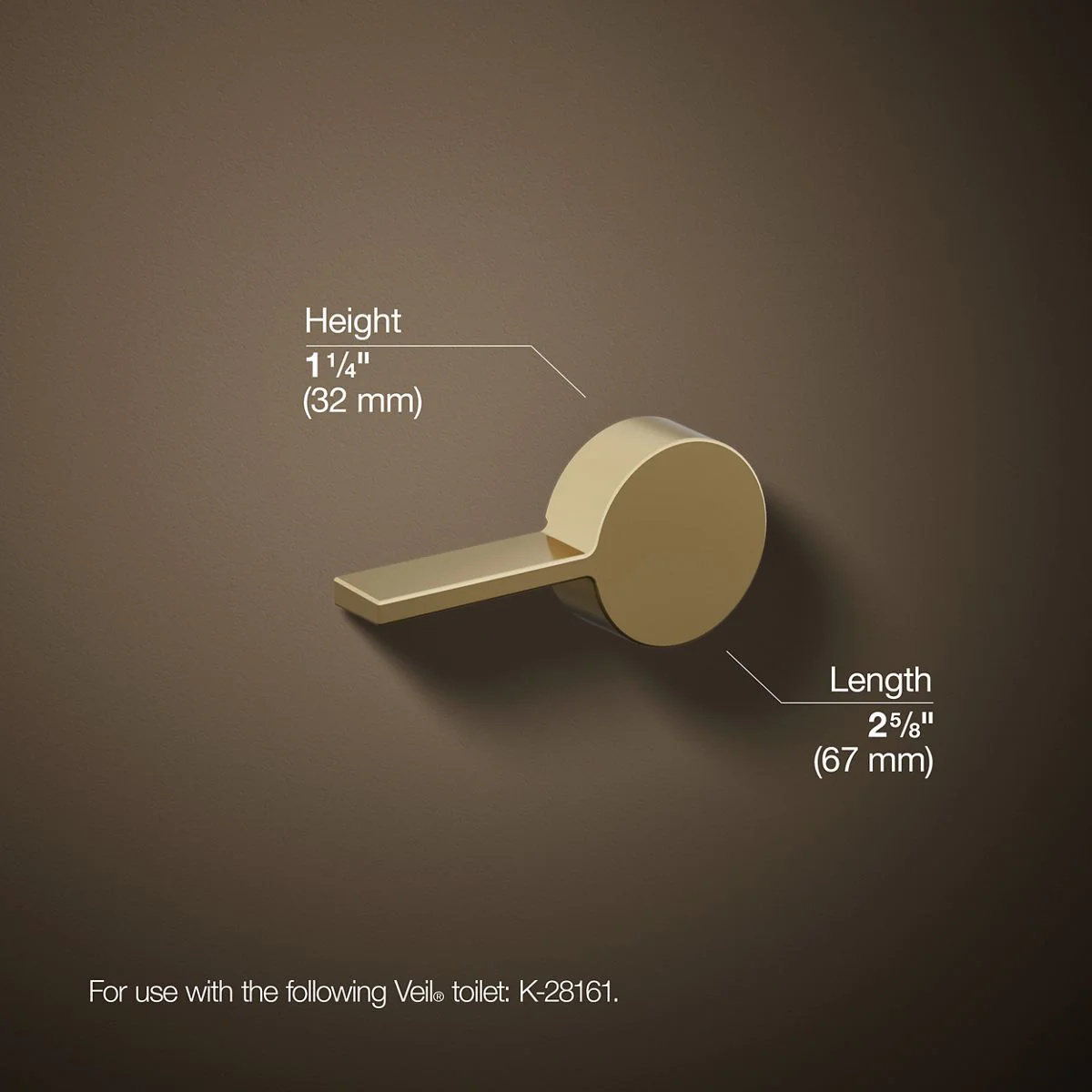 KOHLER Veil Left-hand trip lever - Image 36
