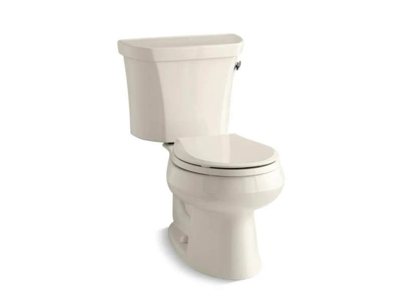 KOHLER K-3977-RA Wellworth Two-piece round-front 1.6 gpf toilet with tank cover locks - Image 2