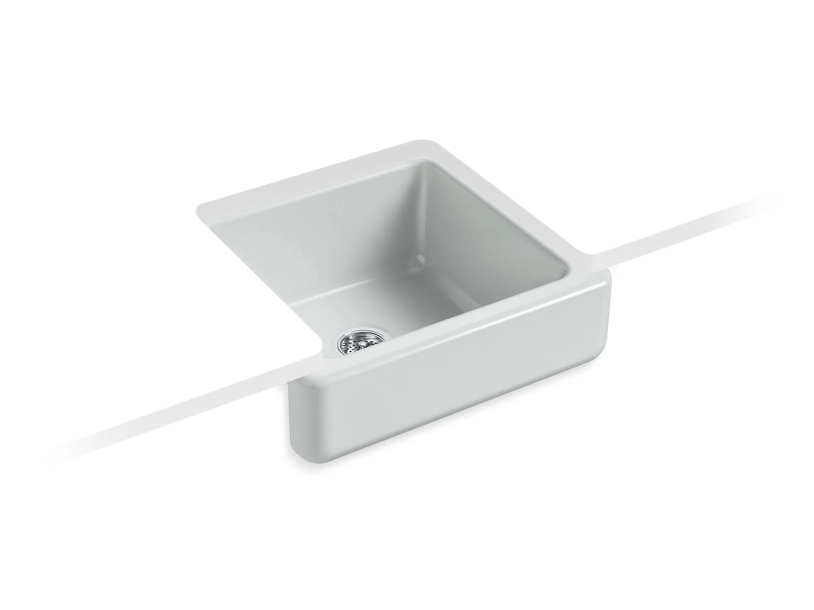 KOHLER K-5664 Whitehaven 23-1/2" undermount single-bowl farmhouse kitchen sink - Image 7