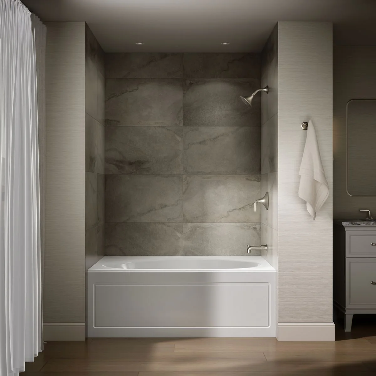 KOHLER K-1113-RA Windward 60" x 42" alcove bath, right drain - Image 6