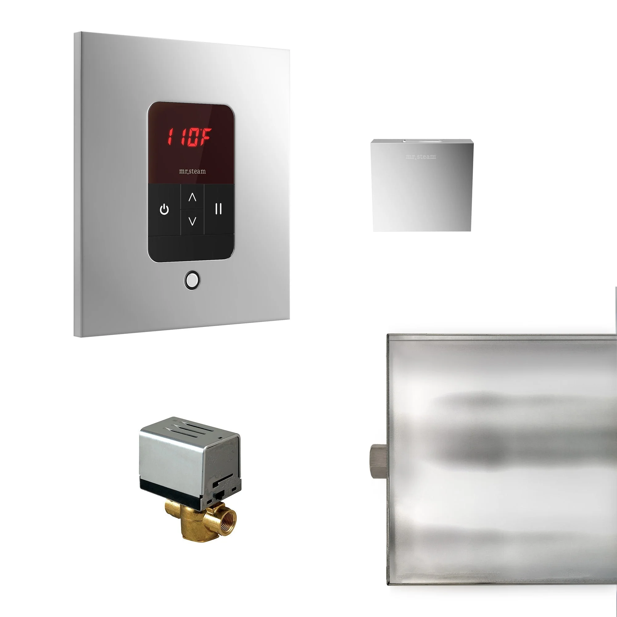 Mr. Steam BBUTLERSPC Basic Butler® Square in Polished Chrome