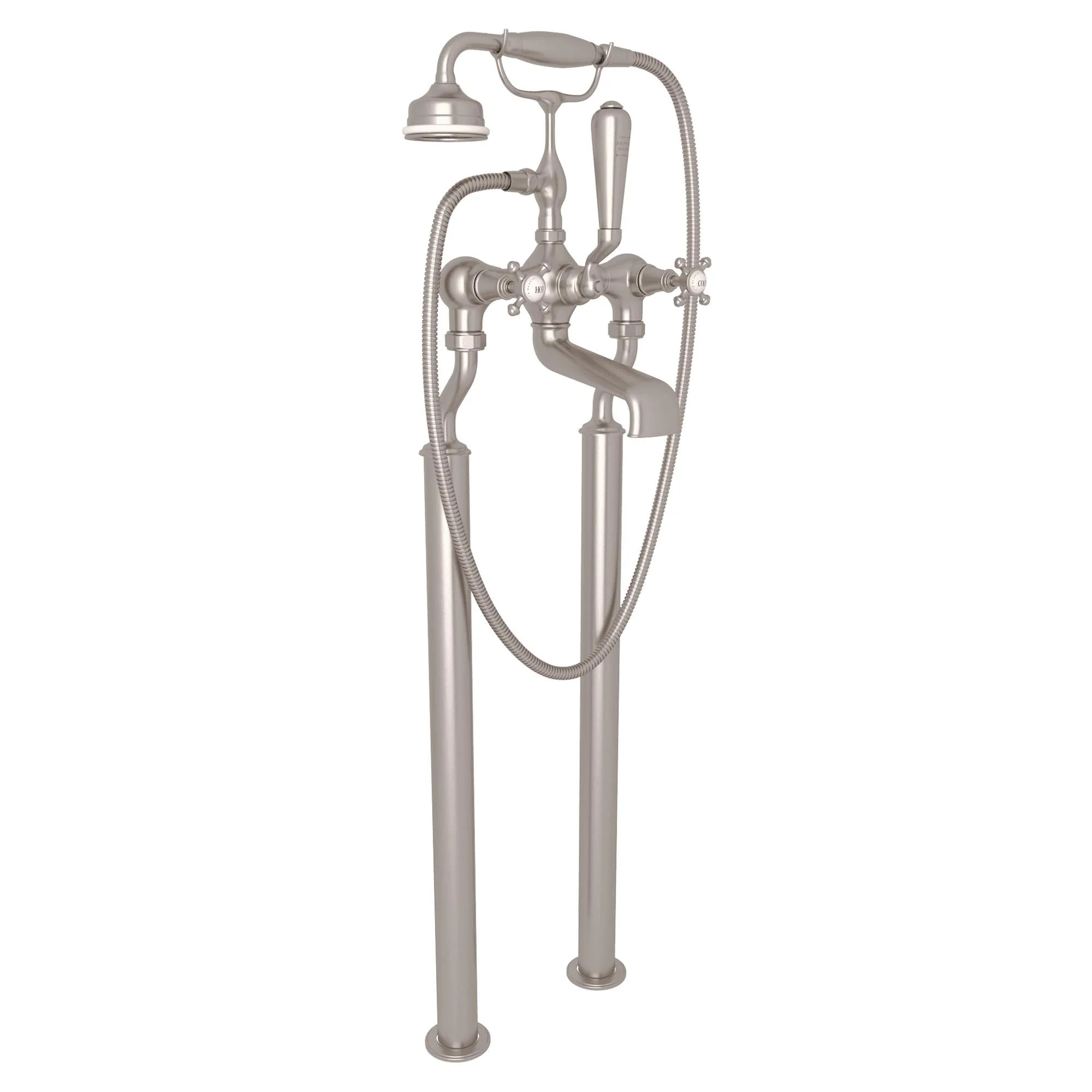 Perrin & Rowe U.3013 Georgian Era Floor Mount Tub Filler - Image 5