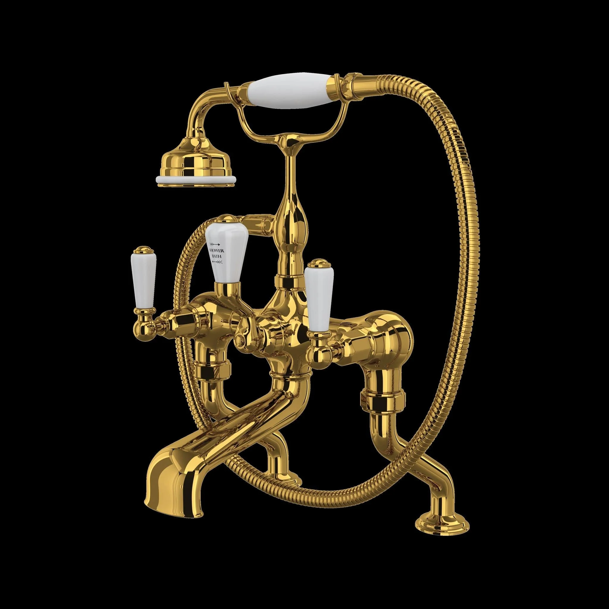 Perrin & Rowe U.3500 Edwardian Exposed Deck Mount Tub Filler - Image 6