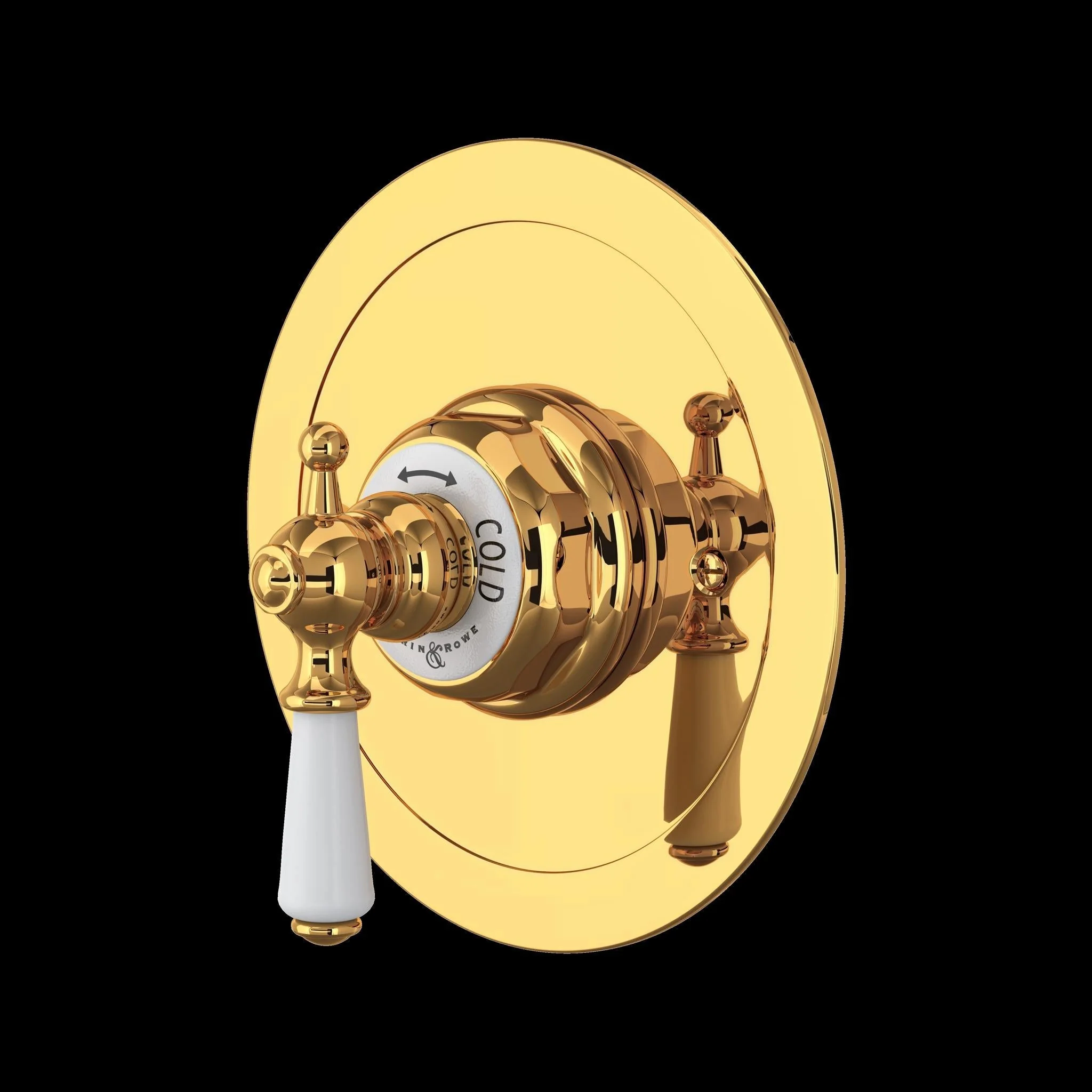 Perrin & Rowe U.5565 Edwardian 3/4" Round Thermostatic Trim Without Volume Control - Image 3