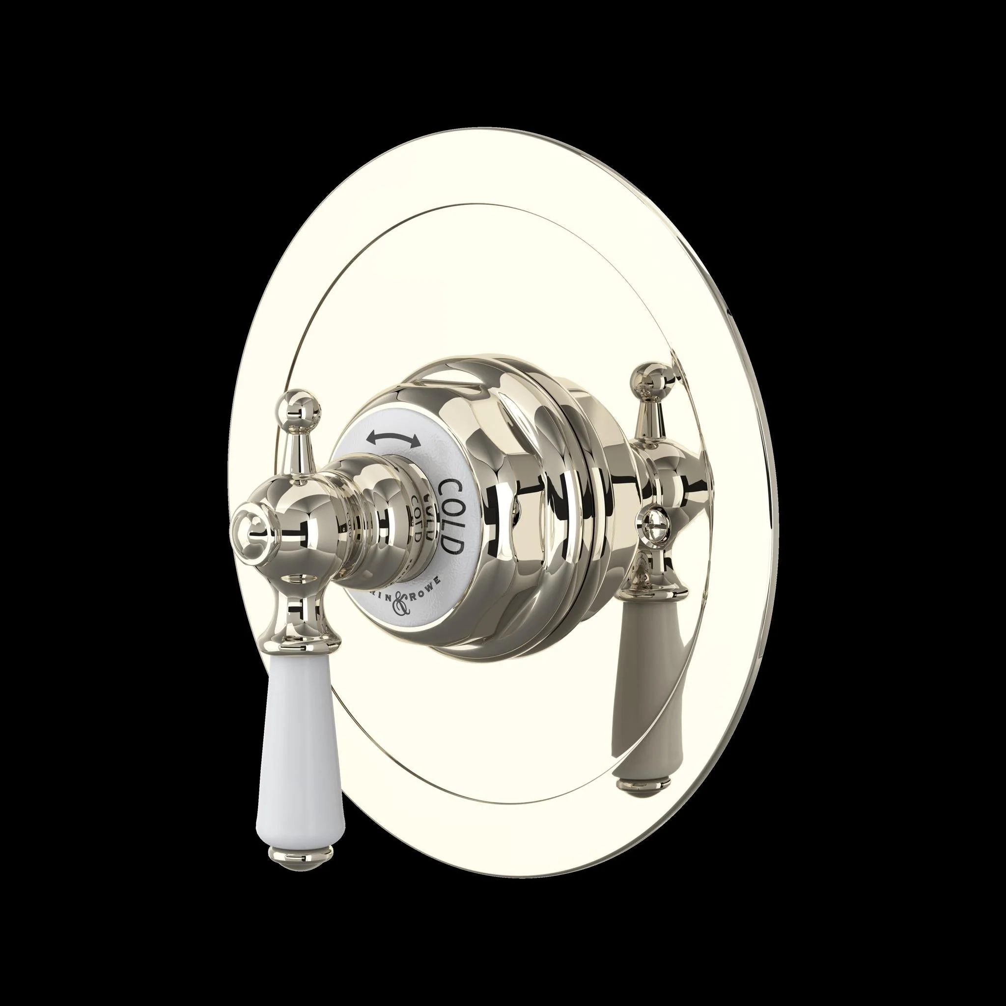 Perrin & Rowe U.5565 Edwardian 3/4" Round Thermostatic Trim Without Volume Control - Image 4
