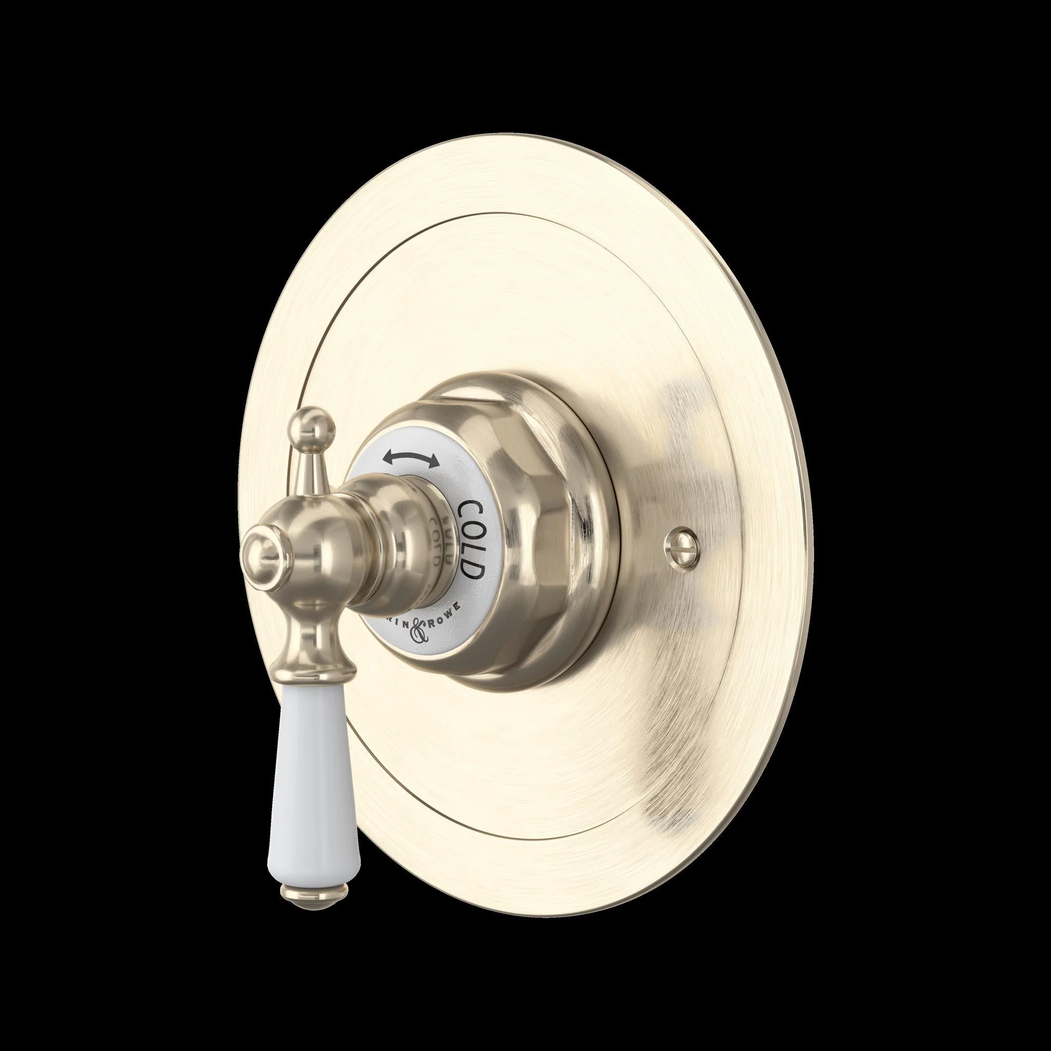 Perrin & Rowe U.5565 Edwardian 3/4" Round Thermostatic Trim Without Volume Control - Image 5