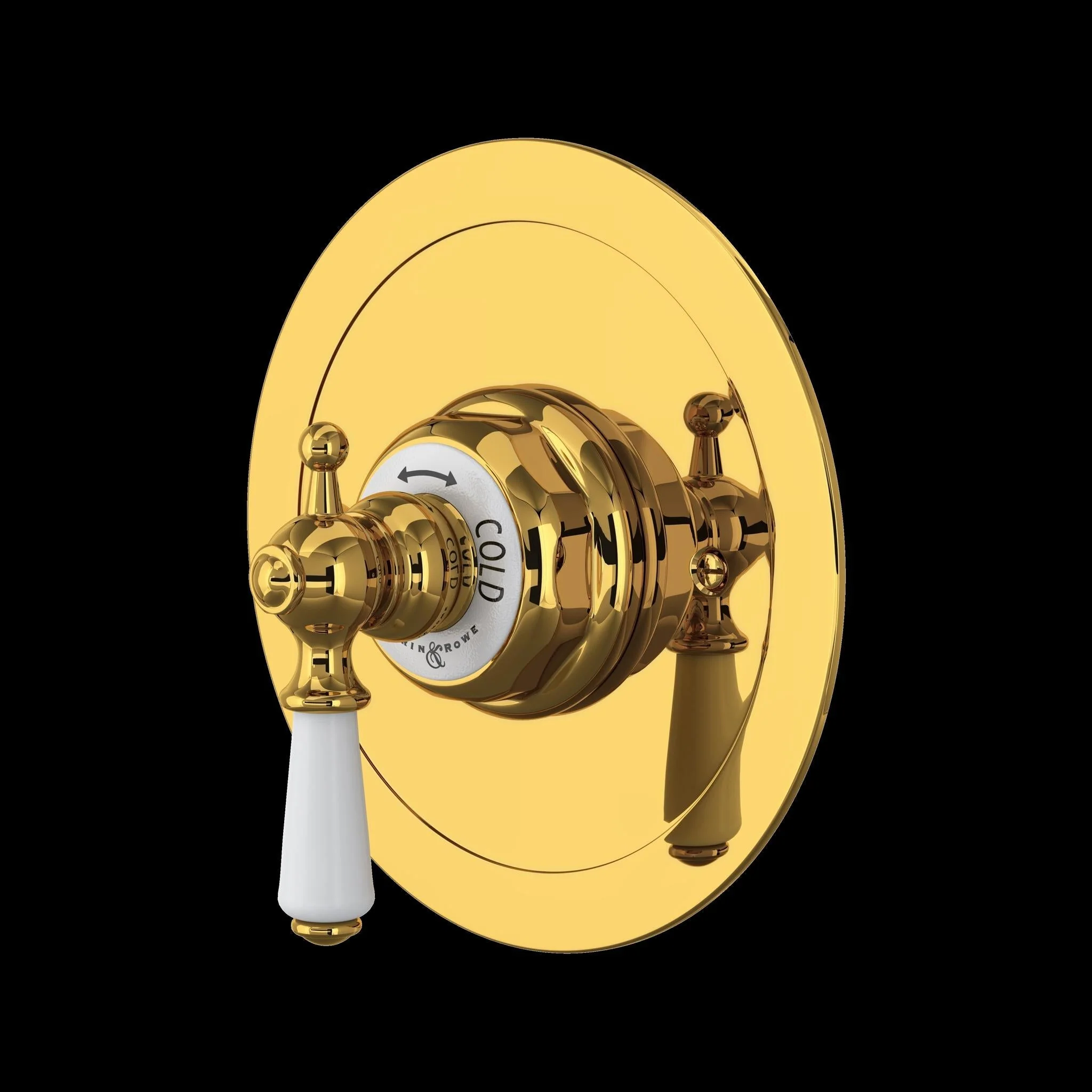 Perrin & Rowe U.5565 Edwardian 3/4" Round Thermostatic Trim Without Volume Control - Image 6